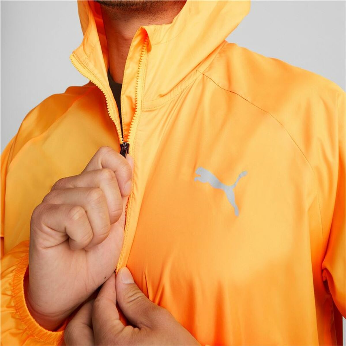 Sports Windbreaker, Unisex Puma Uv Favorite Orange-6
