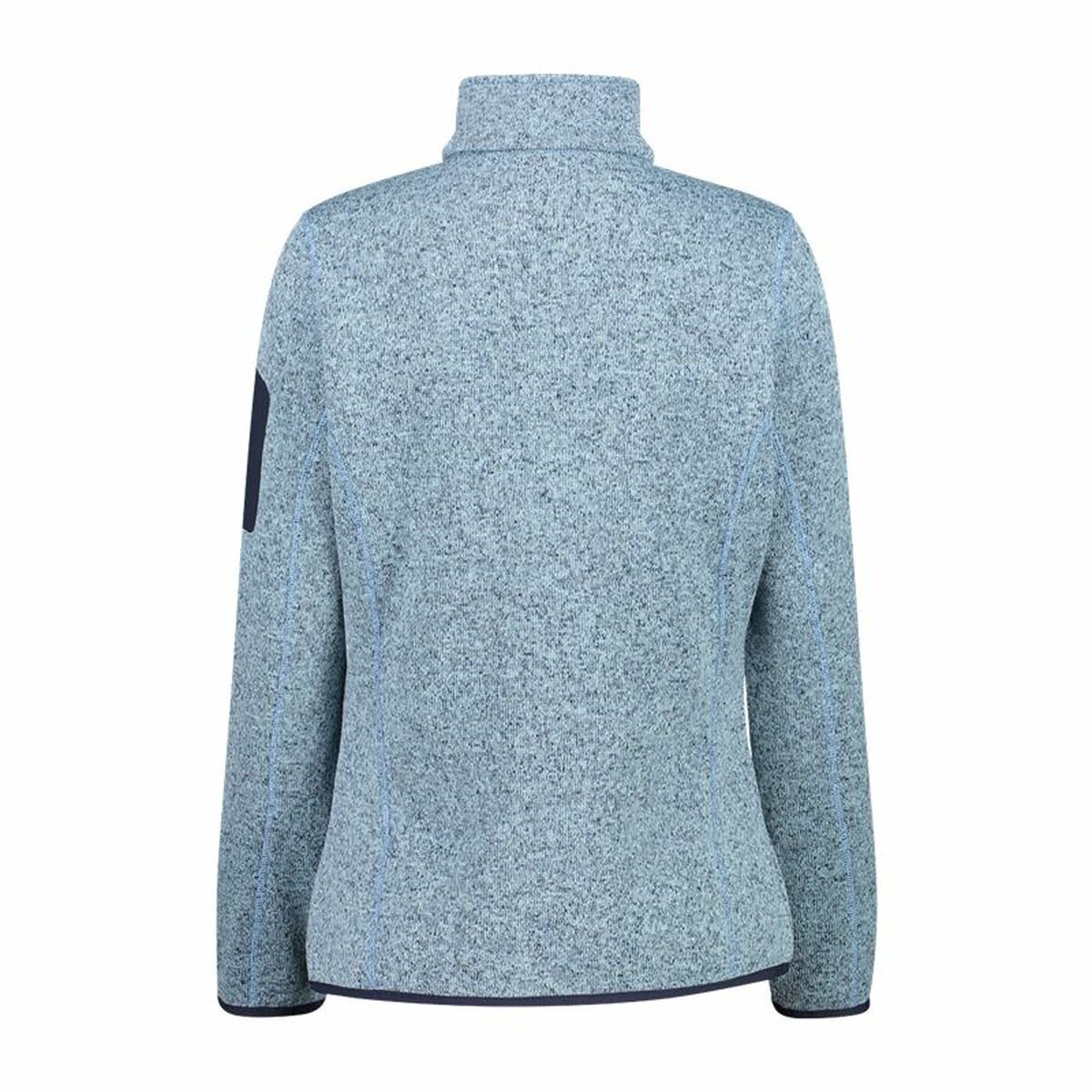Campagnolo Women's Sports Jacket Melange Knit-Tech Blue-3