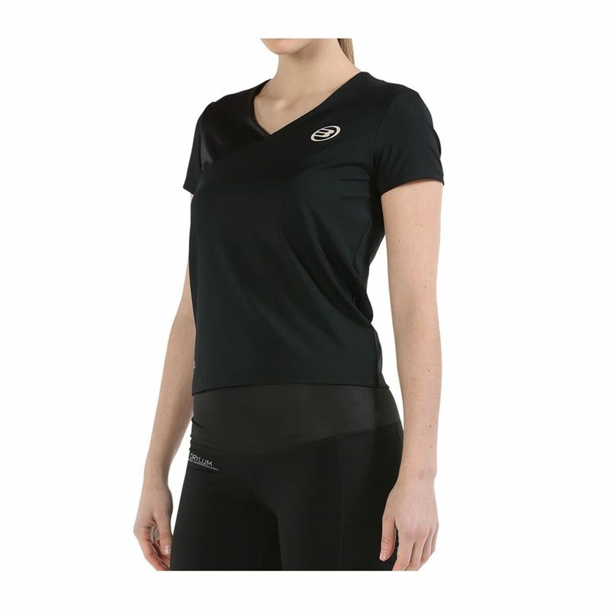 Women's Bullpadel Pital Short Sleeve T-Shirt Black-2