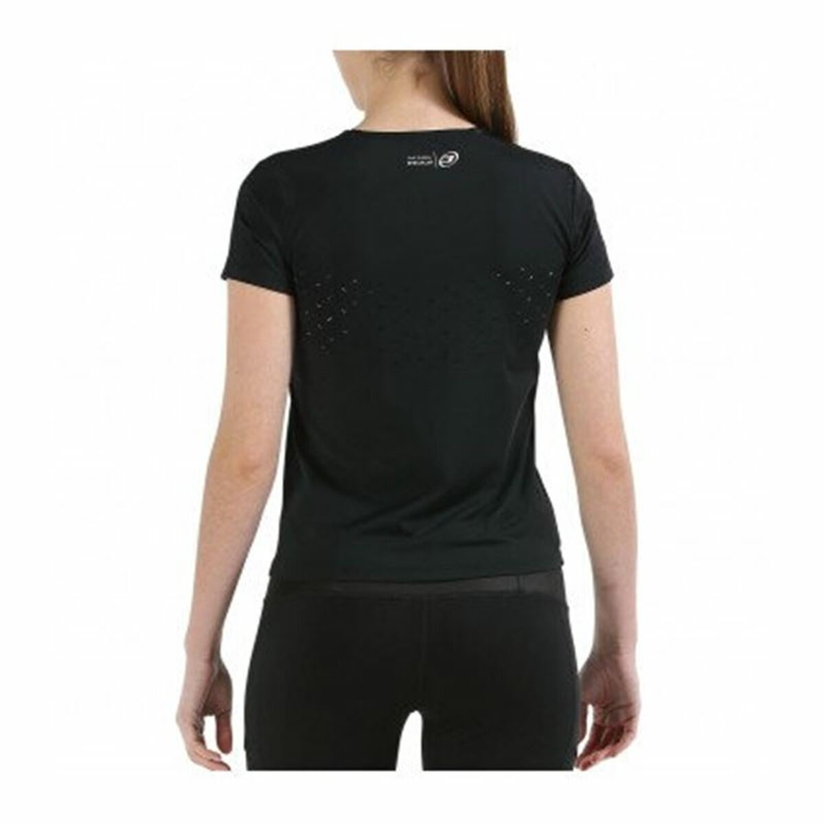 Women's Bullpadel Pital Short Sleeve T-Shirt Black-3
