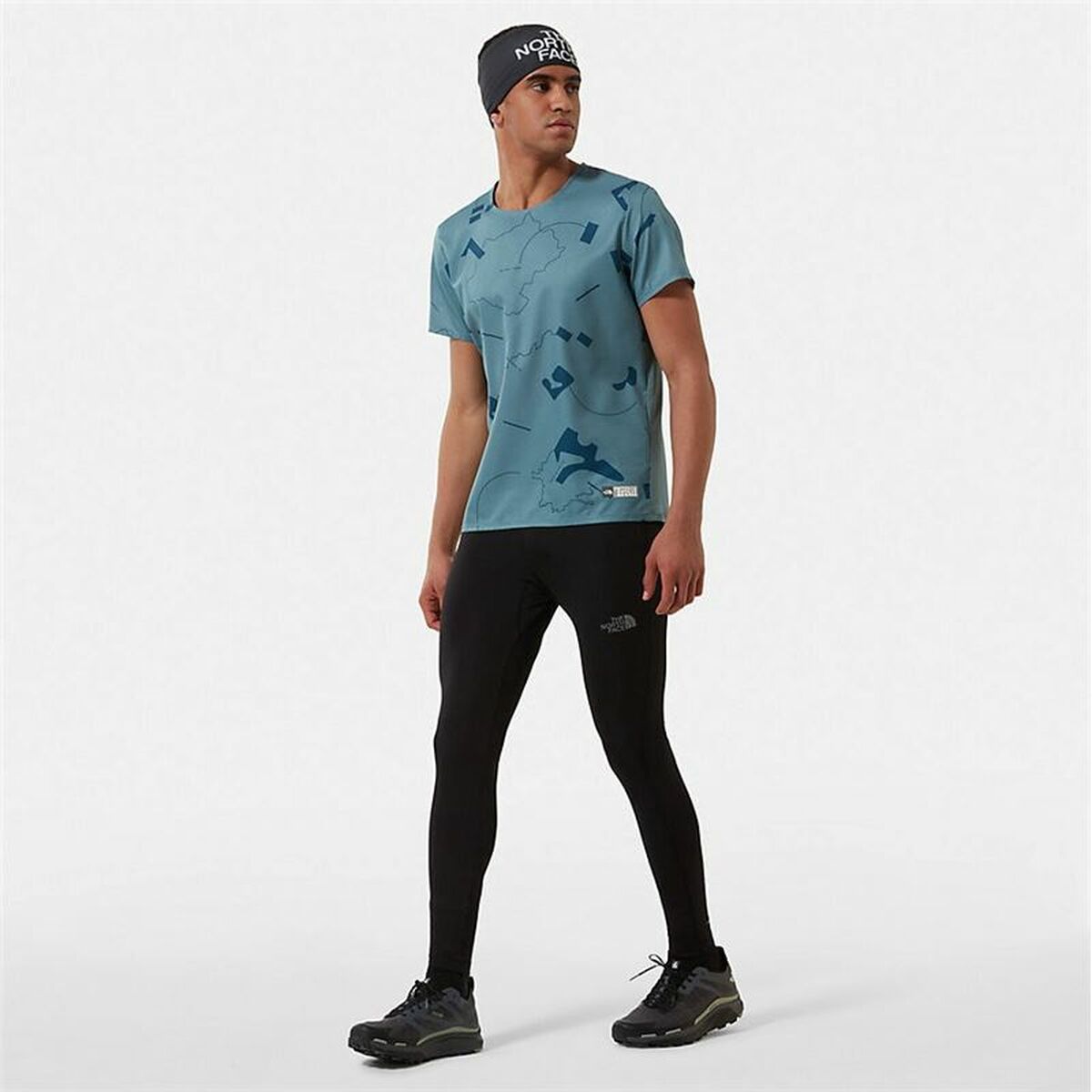 Мужские спортивные колготки The North Face Tight Чёрный-5