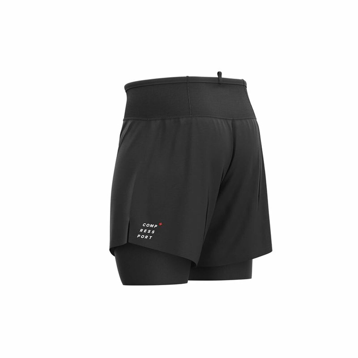 Men's Sports Shorts Compressport Trail 2-in-1 Black-2
