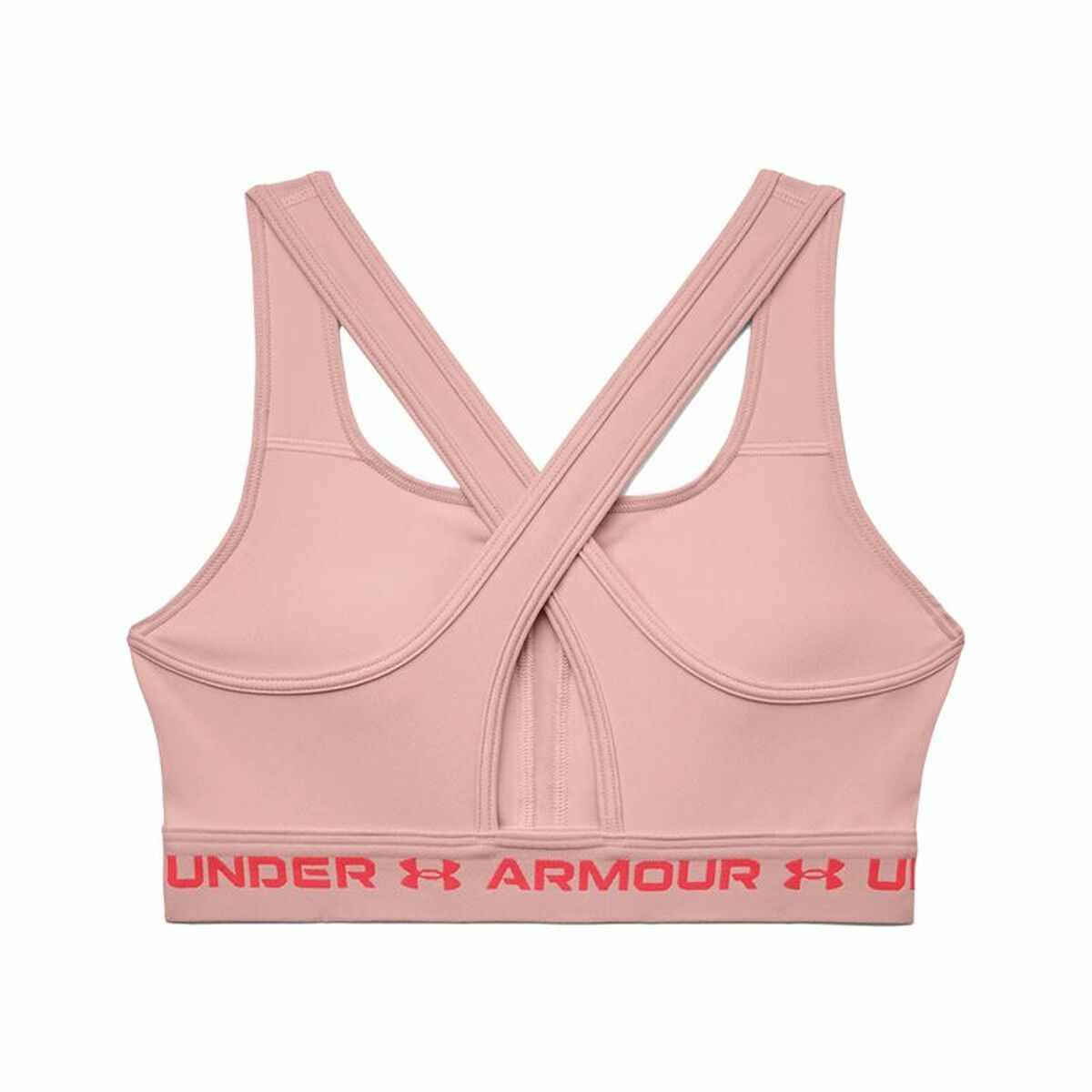 Спортивный бюстгальтер Under Armour  Crossback Mid Розовый-4
