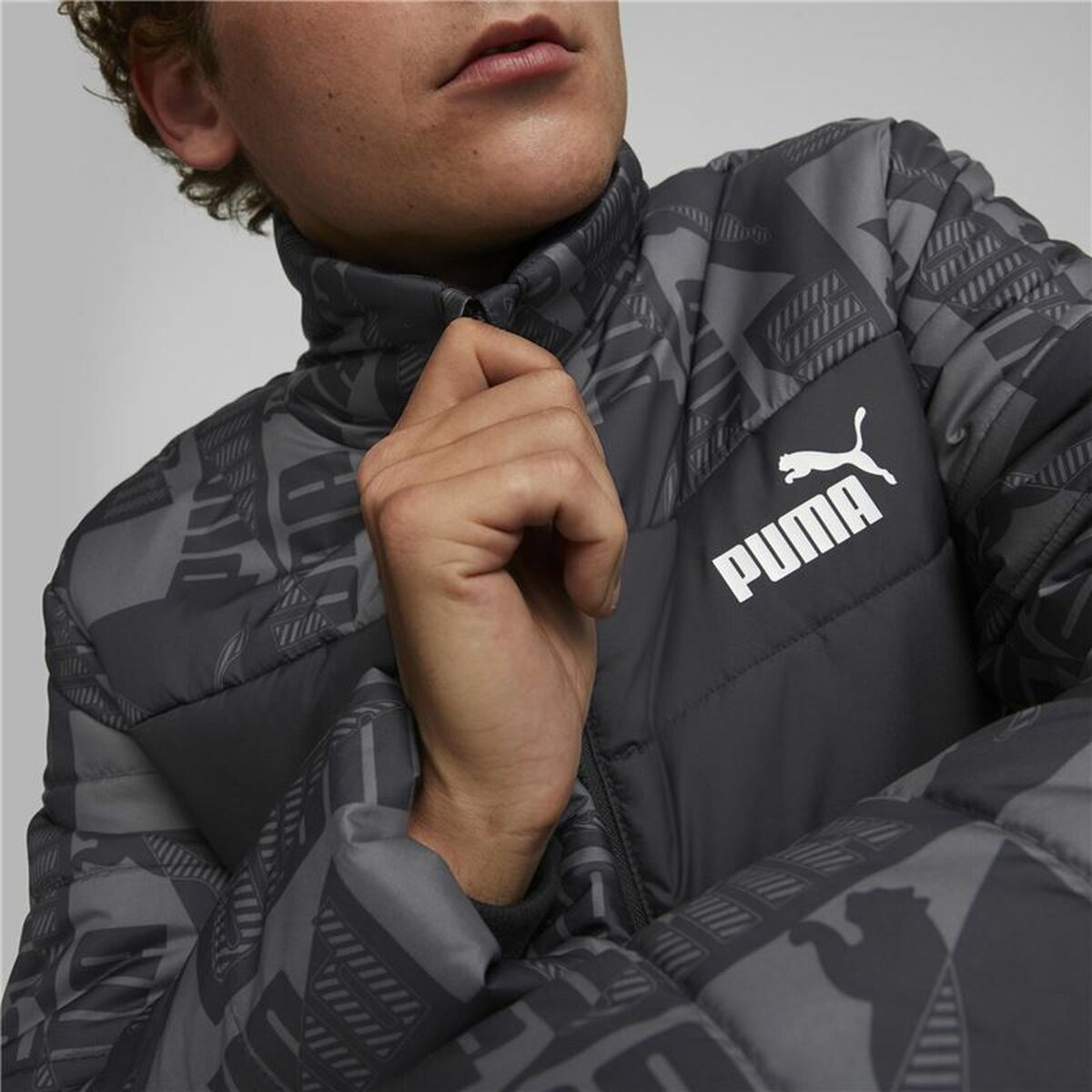 Puma Essentials Padded Men's Sports Jacket Black-4