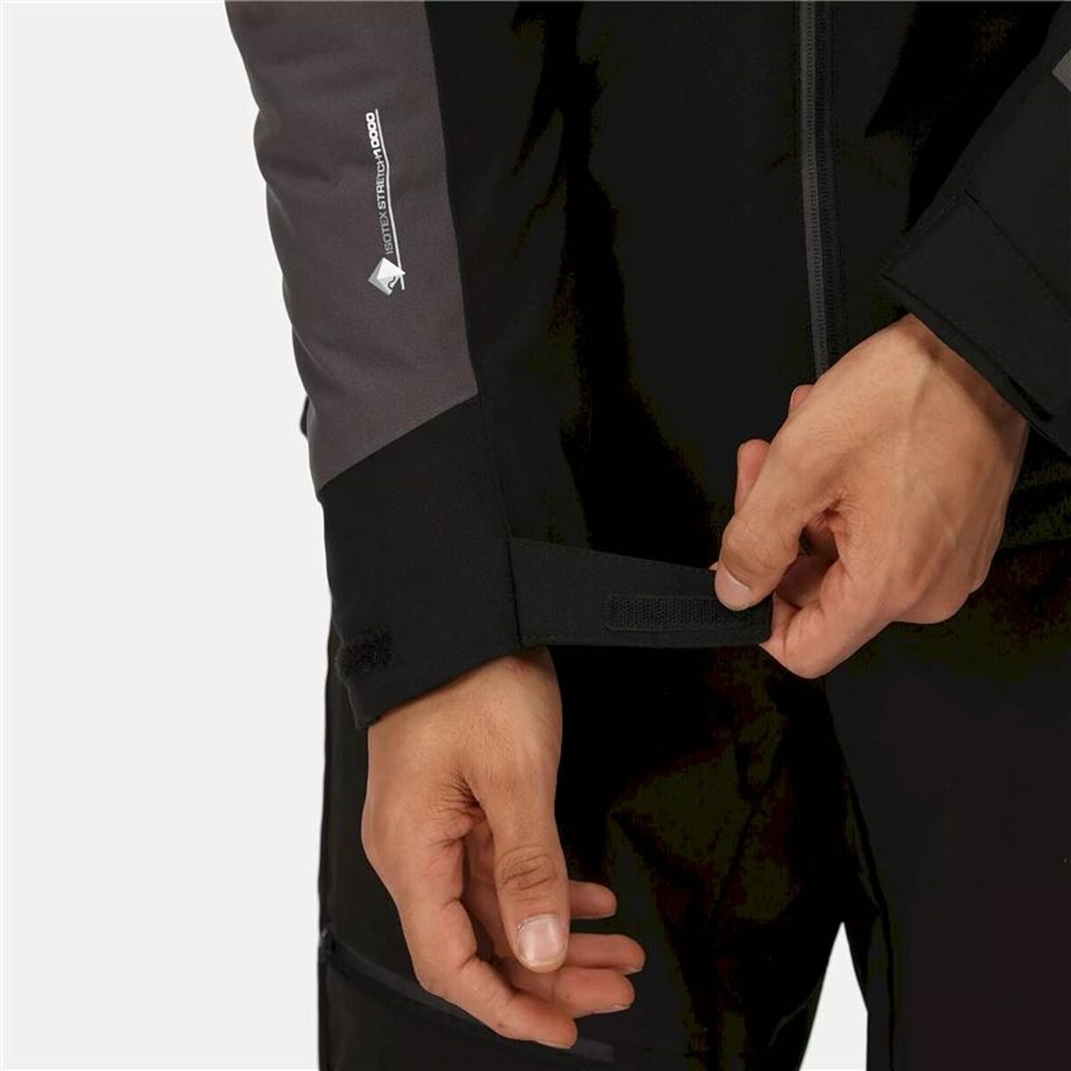 Men's Sports Jacket Regatta Highton Str III Dark Grey Hooded-7