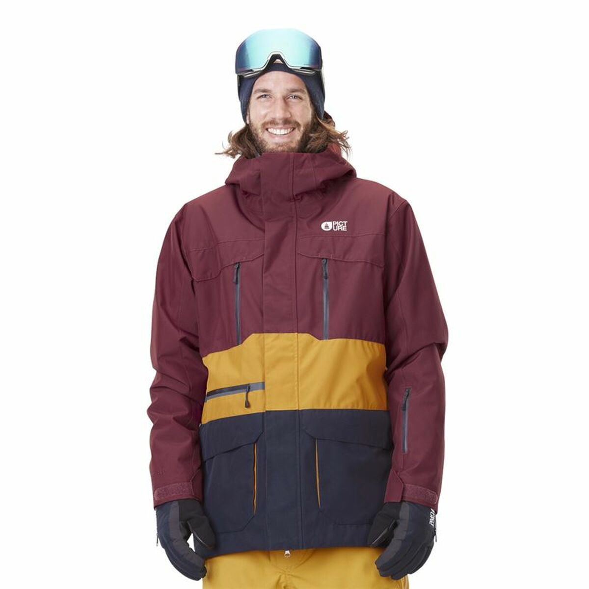 Picture Naikoon Maroon Ski Jacket-2