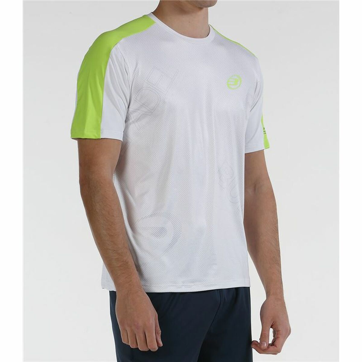 Short Sleeve T-Shirt Men's Bullpadel White Men's-3