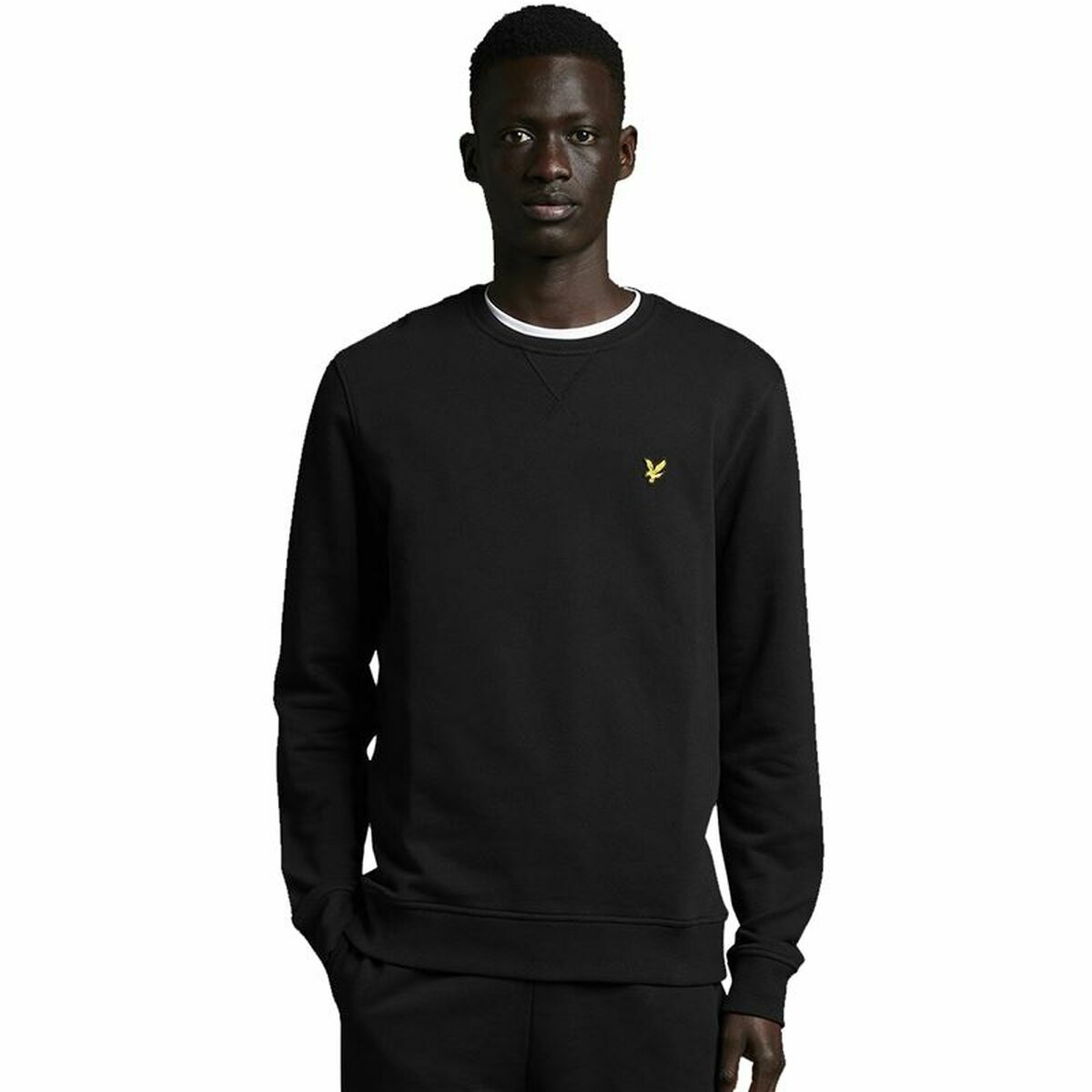 Lyle & Scott Erkek Kapüşonlu Sweatshirt Siyah-2