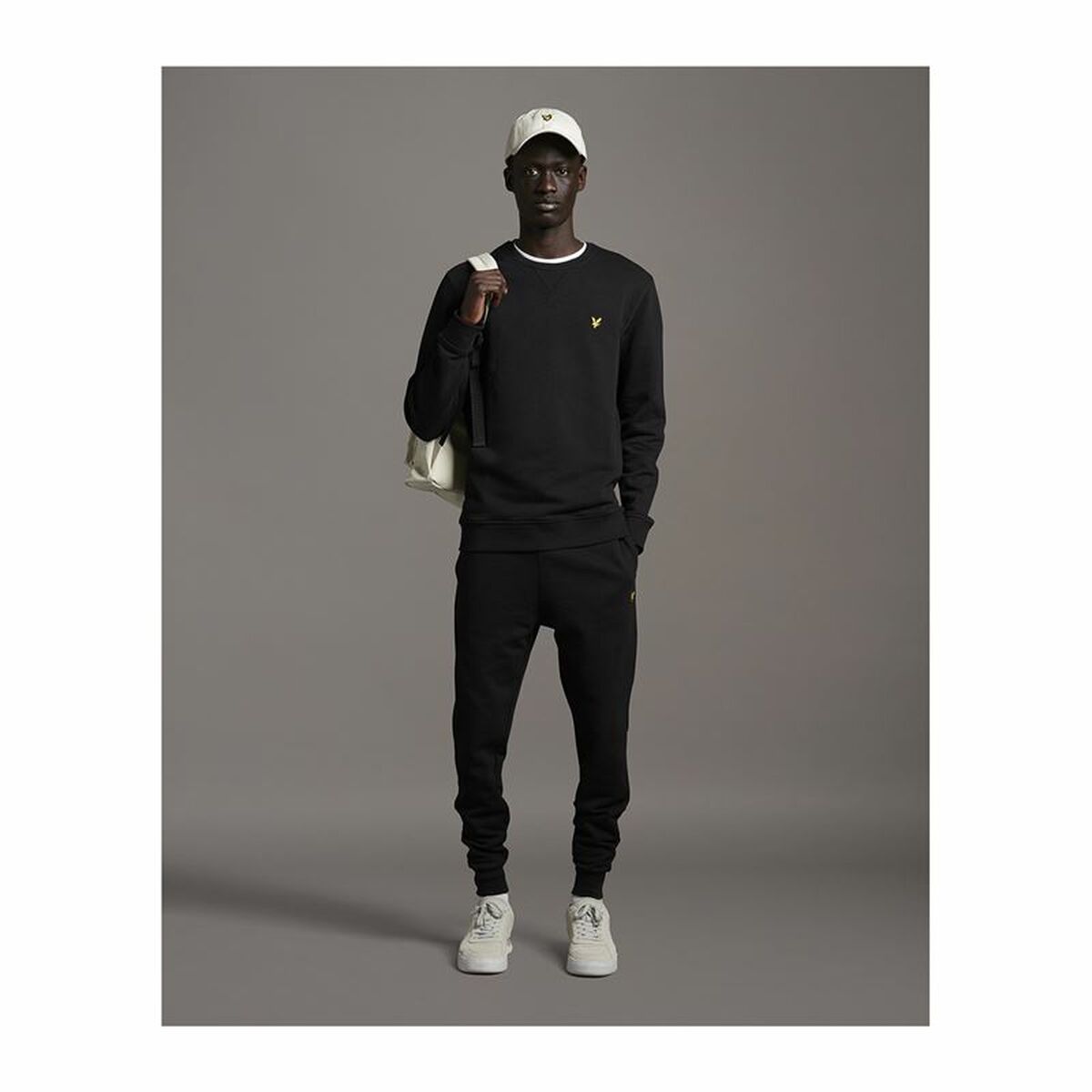 Lyle & Scott Erkek Kapüşonlu Sweatshirt Siyah-4