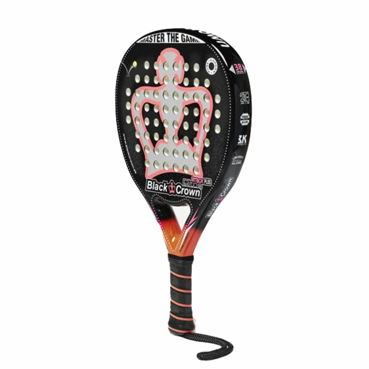 Ракетка для паделя Black Crown Piton Attack Plus Чёрный-2