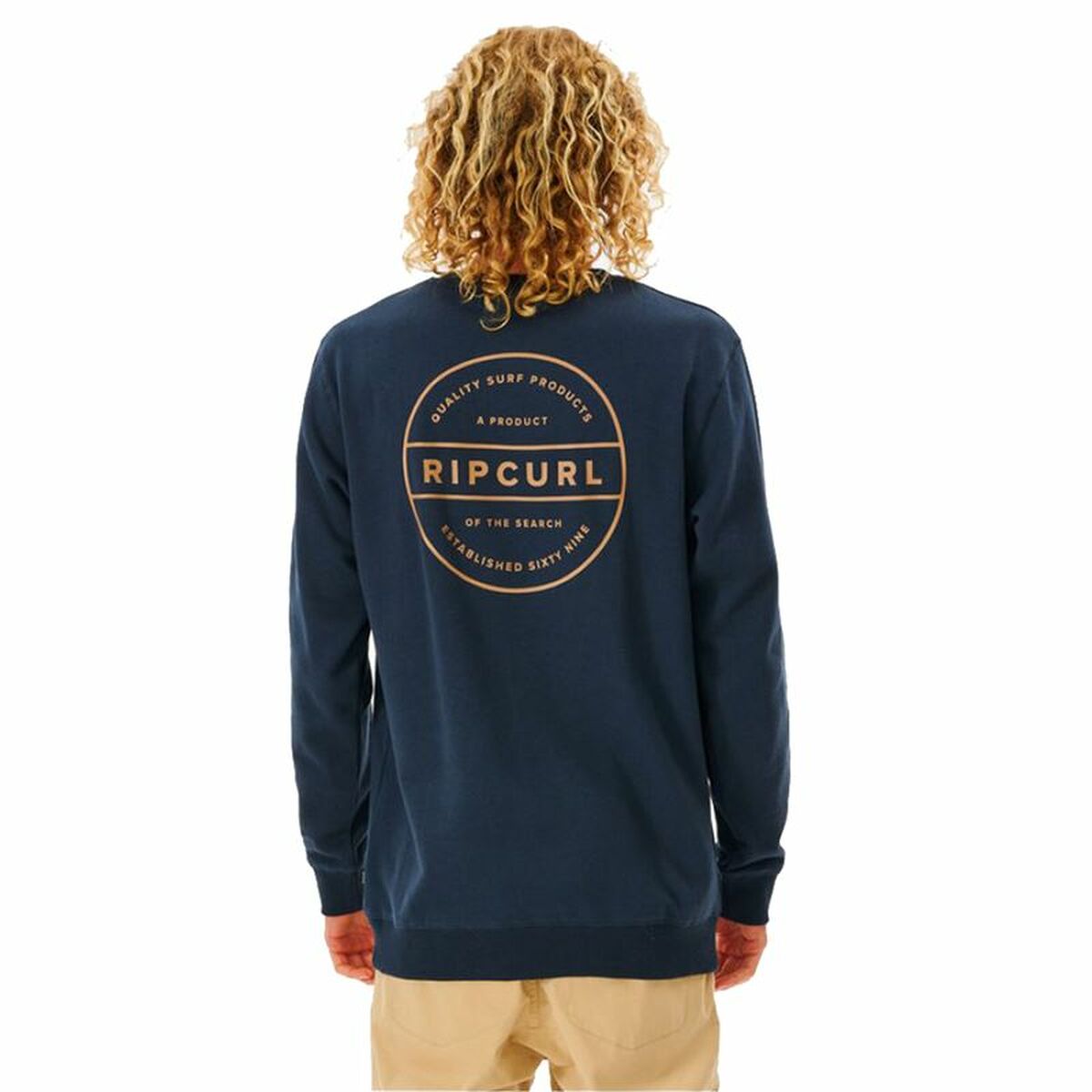Hooded Men's Rip Curl Re Entry Crew Dark Blue-2