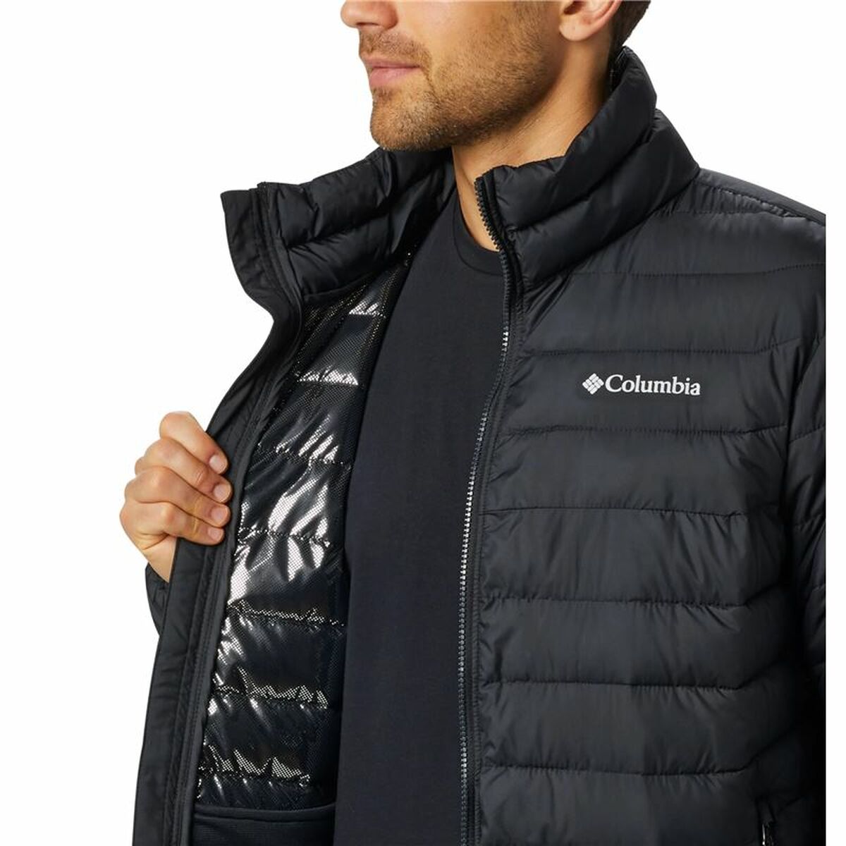 Columbia Powder Lite Men's Sports Jacket Black-2