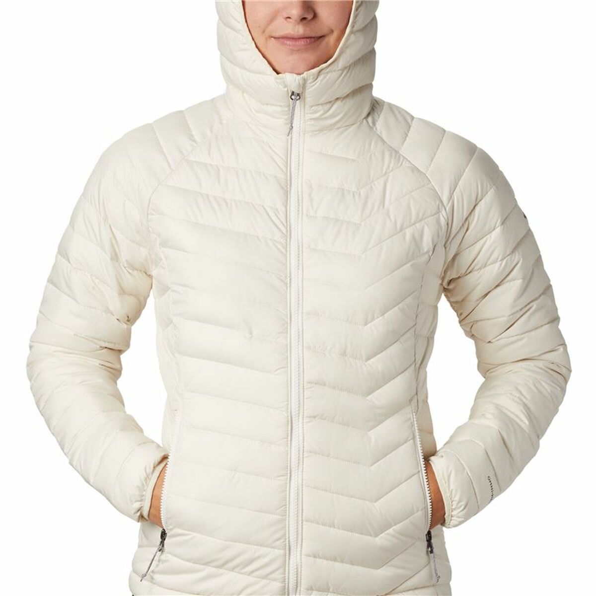 Columbia Powder Lite Women's Sports Jacket White-4