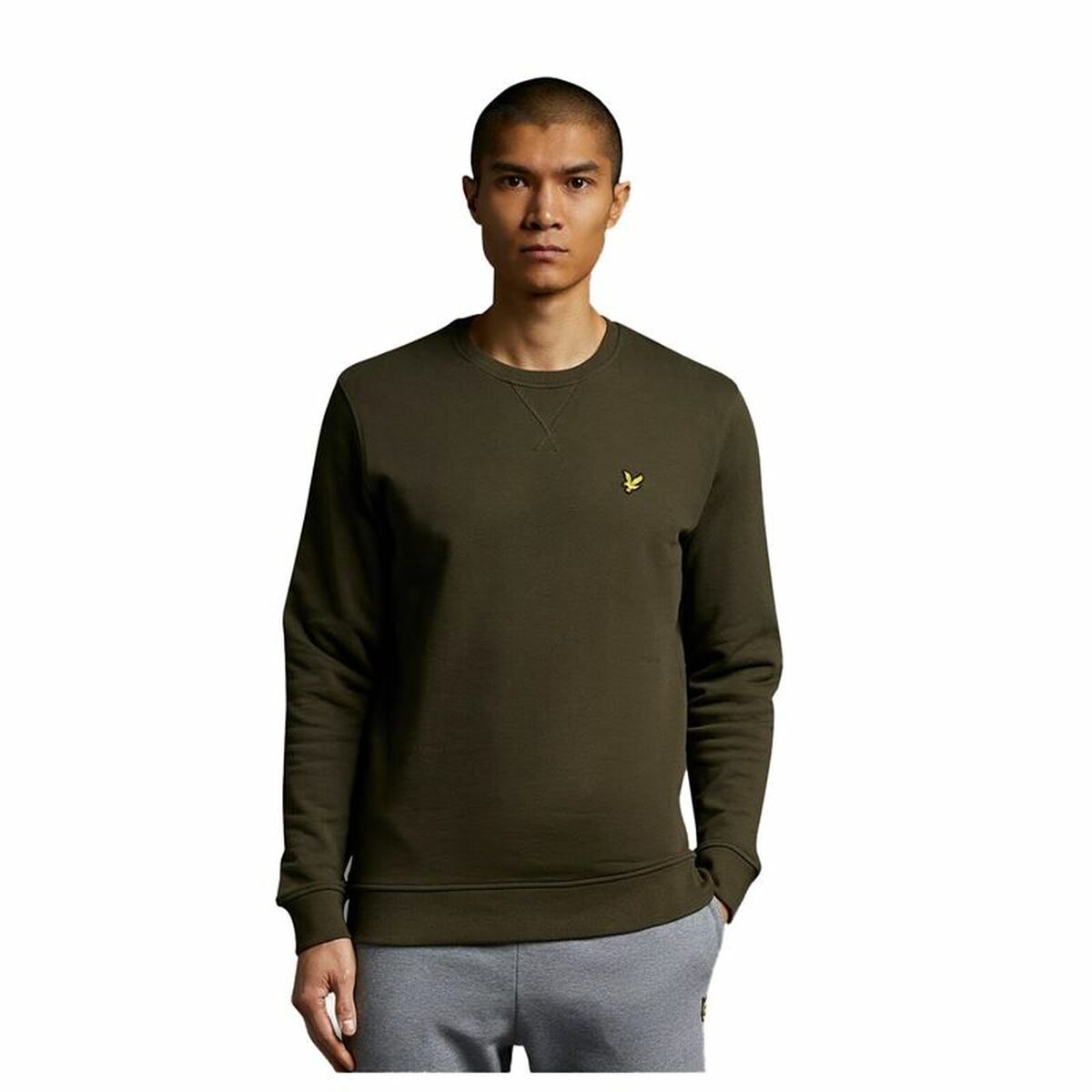 Lyle & Scott Erkek Kapüşonlu Sweatshirt Yeşil-2