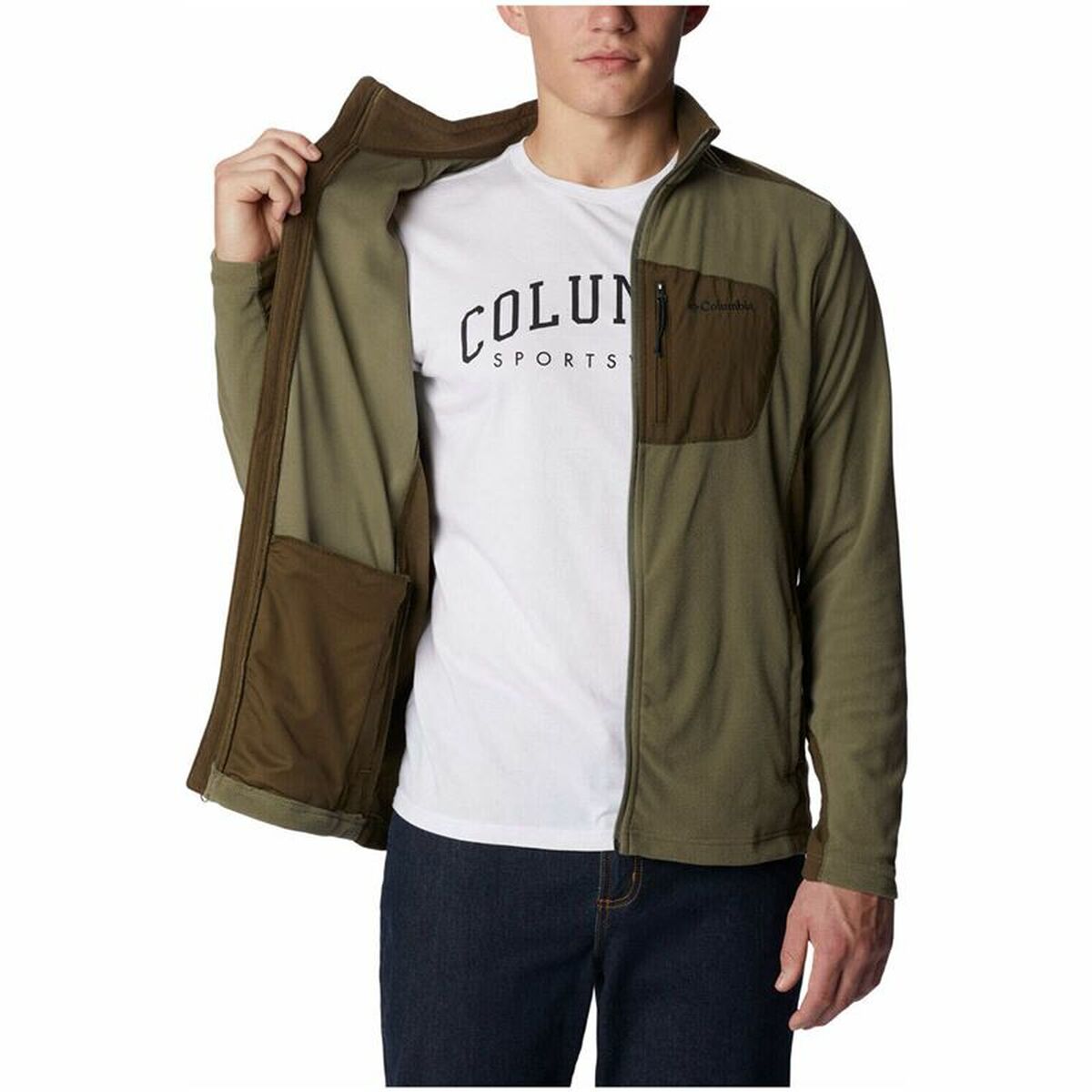 Columbia Klamath Range ™ Men's Sports Jacket Olive Oil-3