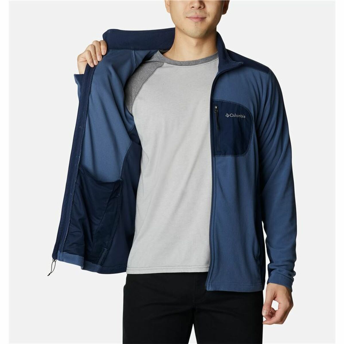 Columbia Klamath Range Men's Sports Jacket Blue-3