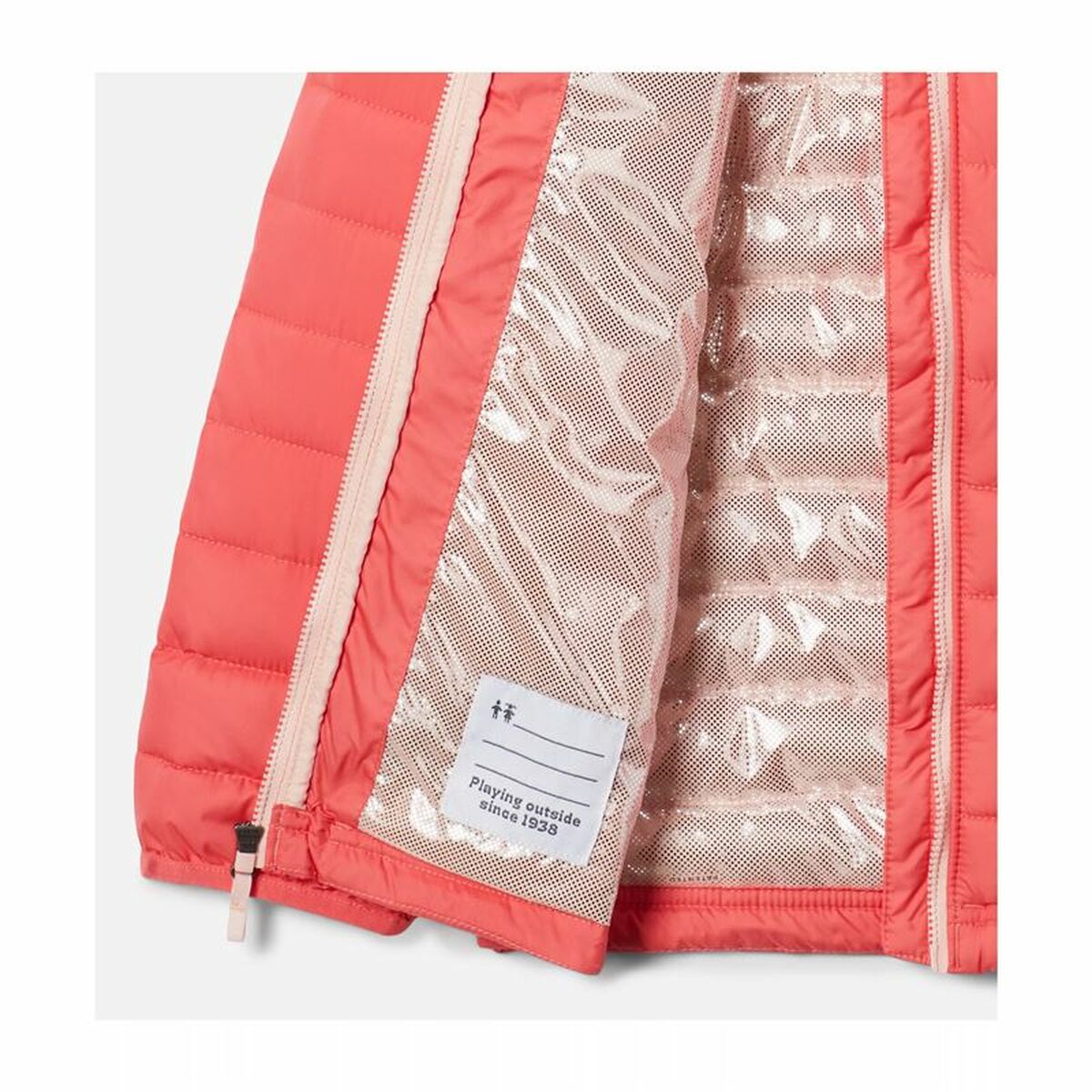 Columbia Powder Lite ™ Children's Sports Jacket Salmon-2