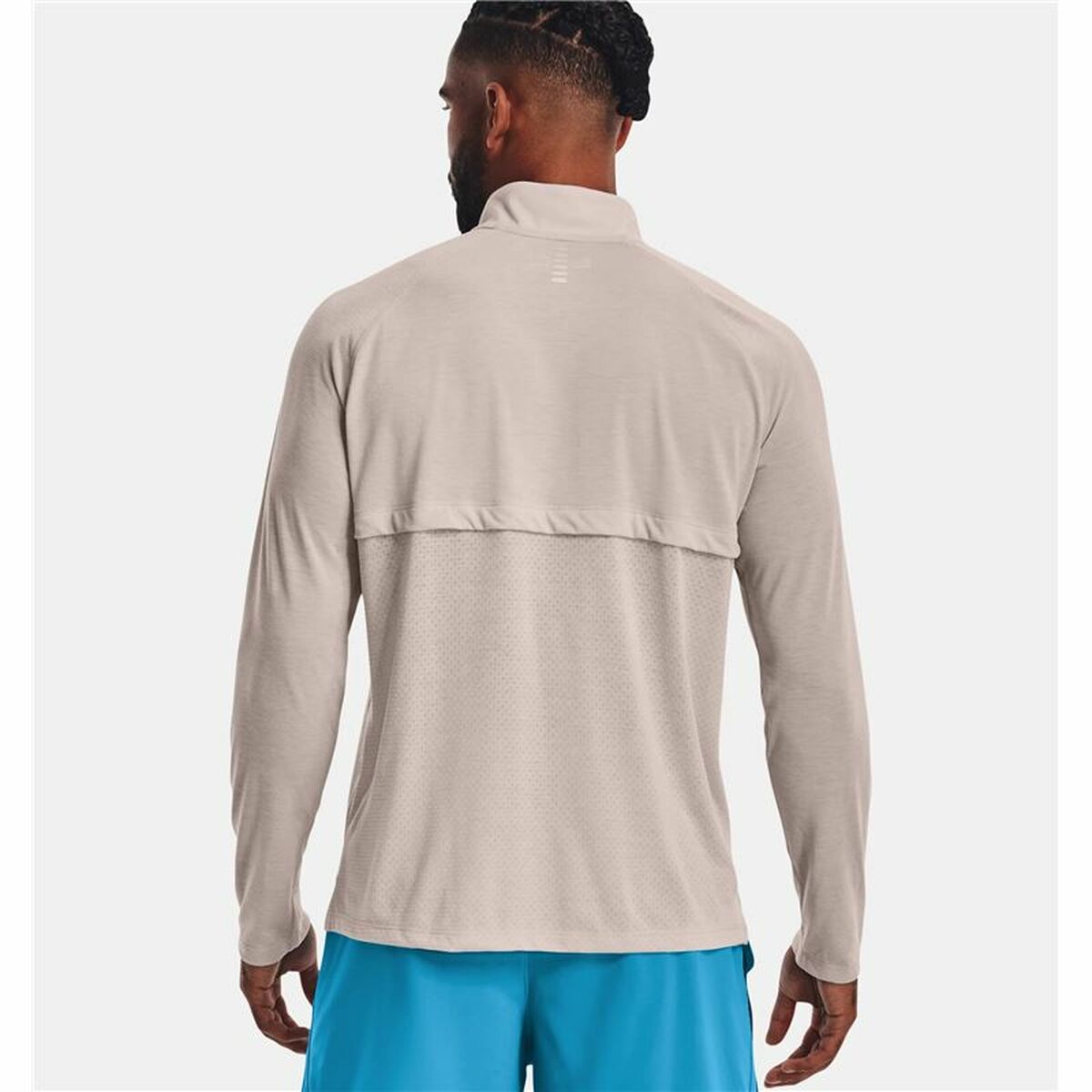 Men's Under Armour Streaker Run Long Sleeve T-Shirt Beige-3