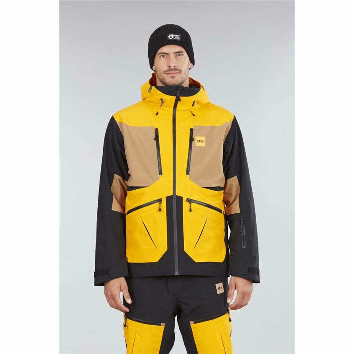 Ski Jacket Picture Naikoon Yellow Men-3