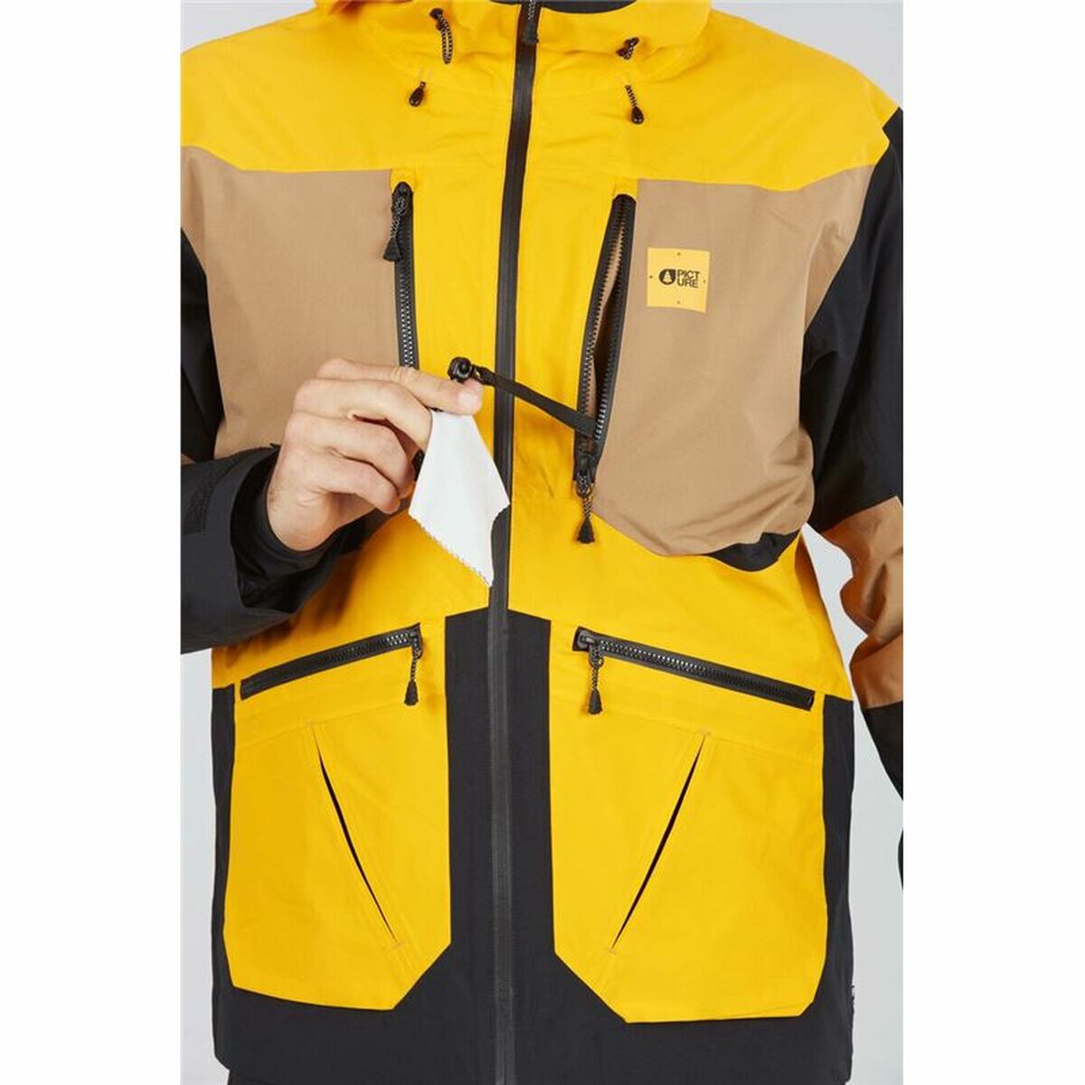 Ski Jacket Picture Naikoon Yellow Men-6