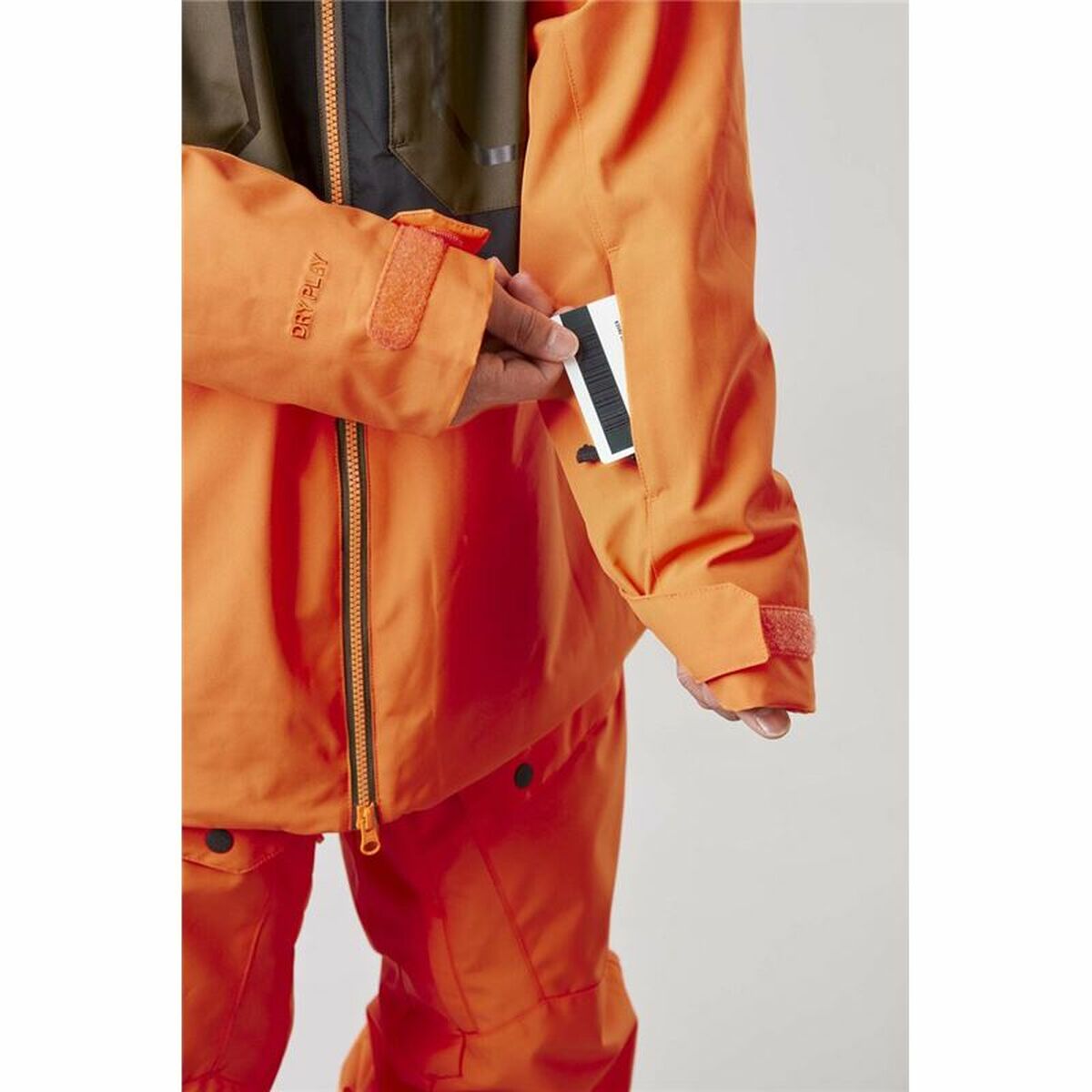 Ski Jacket Picture Elfyn Orange Men-4