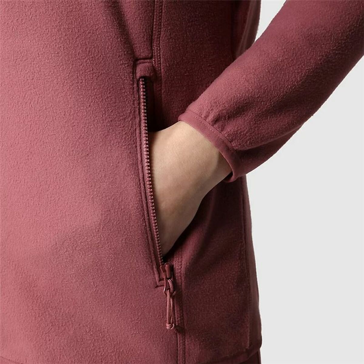 Fleece Lining The North Face Red Woman-6