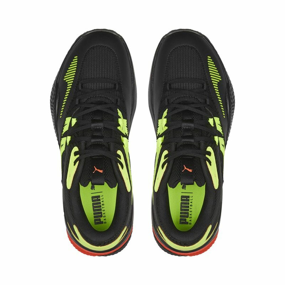 Баскетбольные кроссовки для взрослых Puma Court Rider 2.0 Glow Stick Жёлтый Чёрный-4