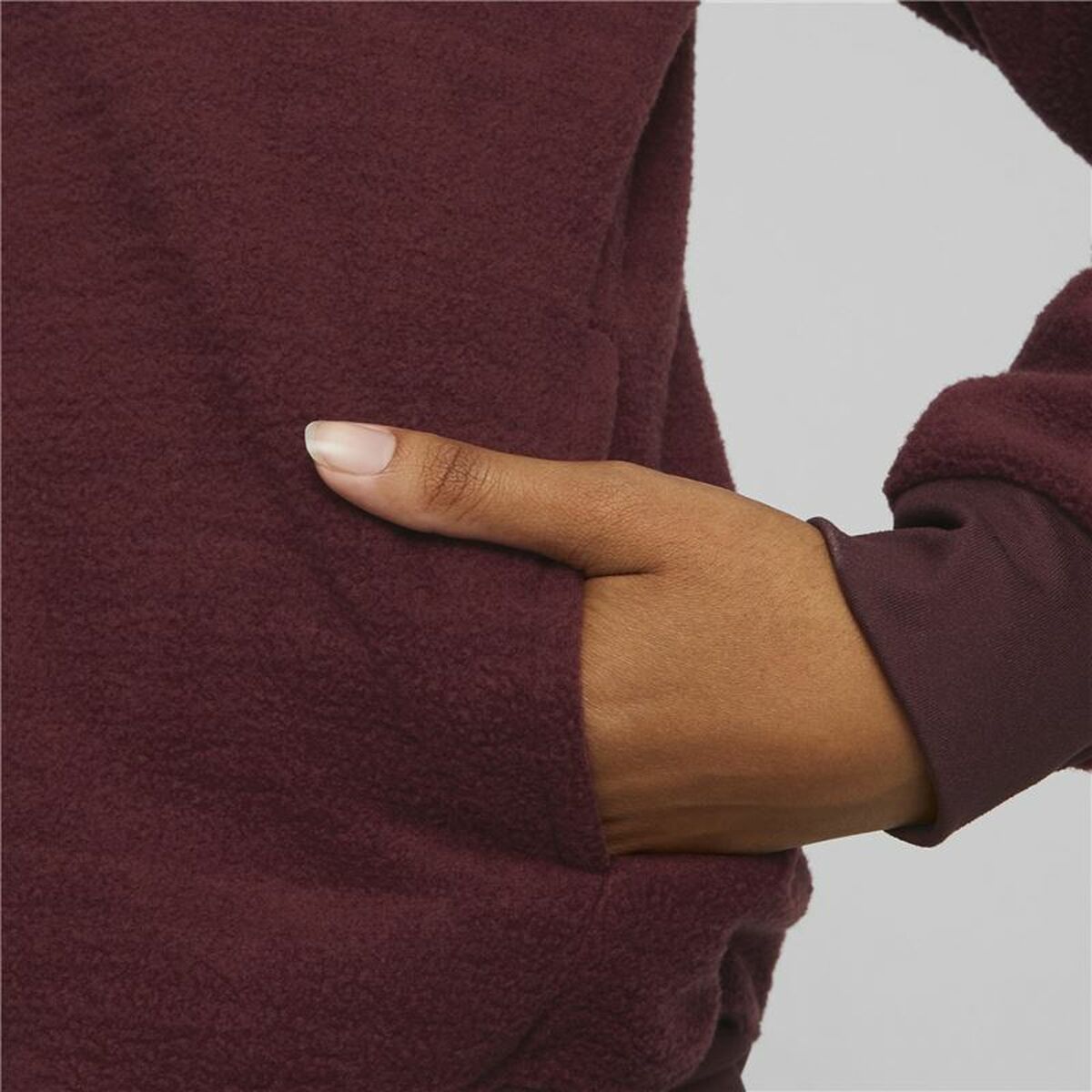 Puma Fit Sherpa Women's Sports Jacket Dark Red-3