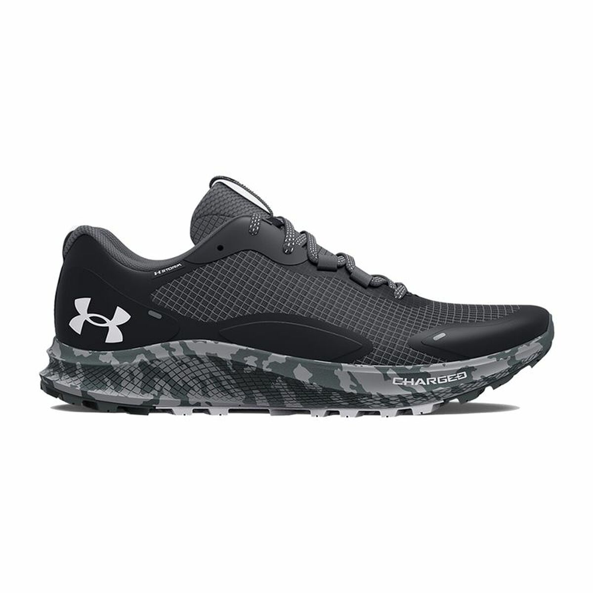 Sapatilhas de corrida para adultos Under Armour Marced Bandit Preto Masculino Cinza escuro-2