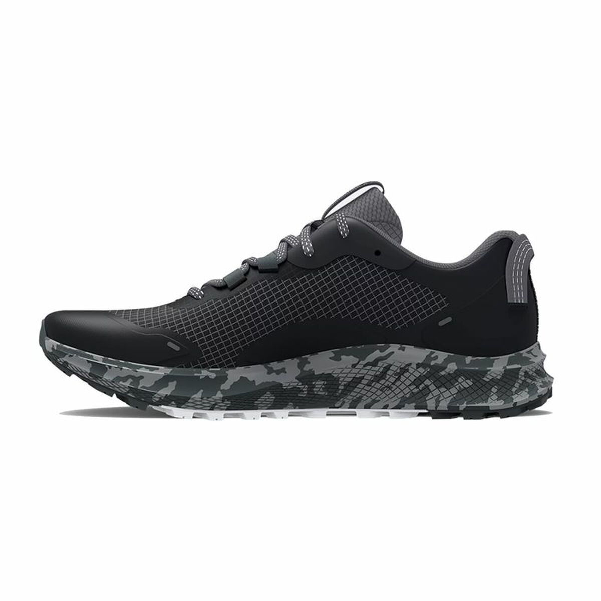 Sapatilhas de corrida para adultos Under Armour Marced Bandit Preto Masculino Cinza escuro-3