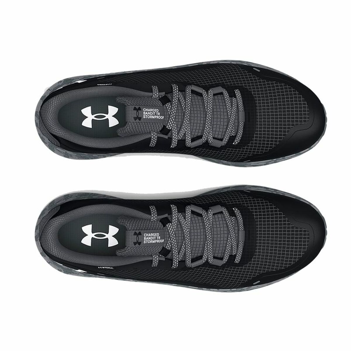 Sapatilhas de corrida para adultos Under Armour Marced Bandit Preto Masculino Cinza escuro-4