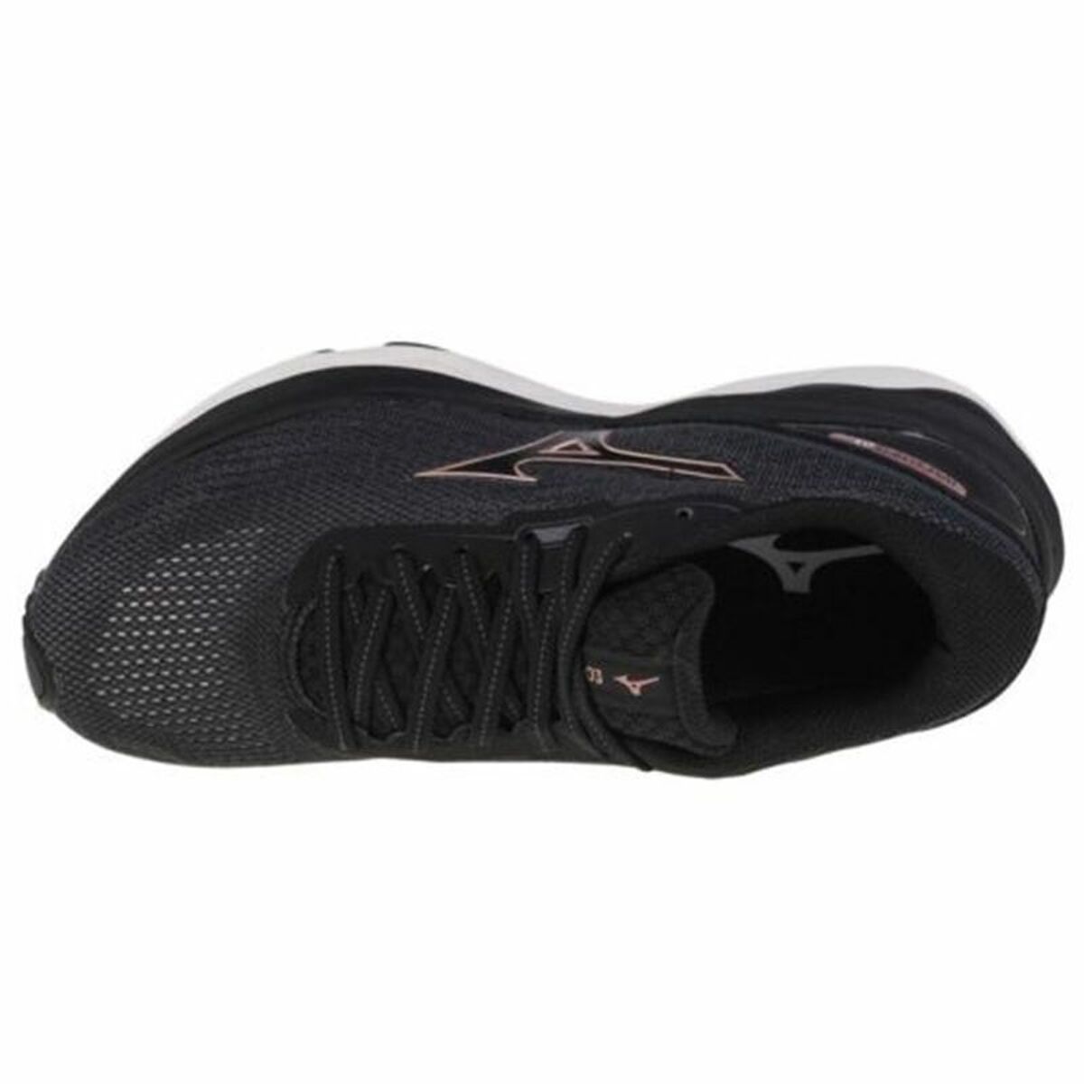 成人跑步运动鞋Mizuno Wave Skyrise 3 Woman Black-4