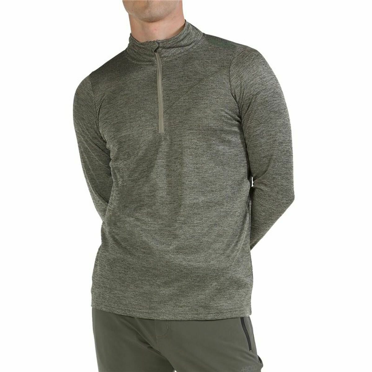 Men's Long Sleeve T-Shirt + 8000 Abobe Olive Oil-3