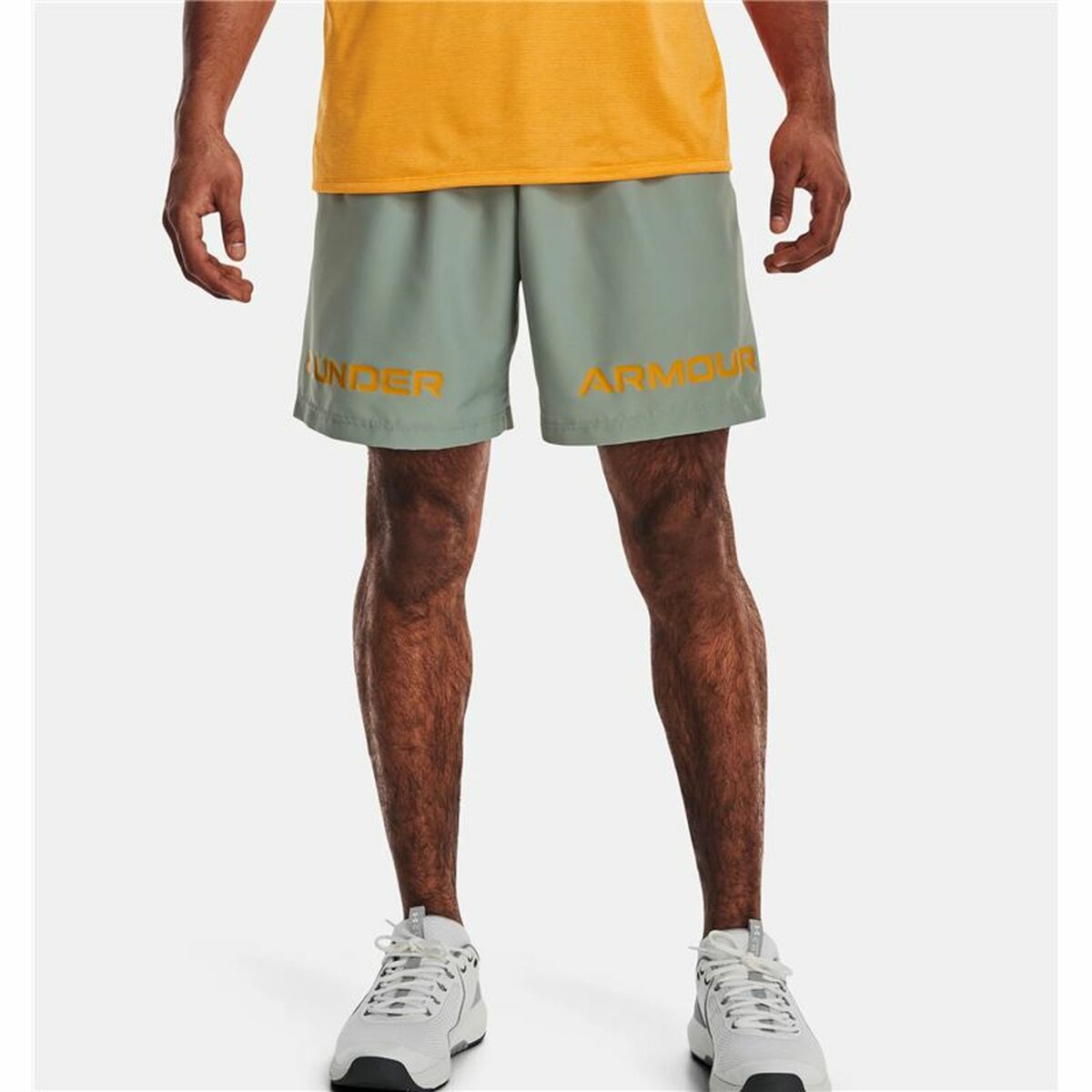 Under Armour Woven Graphic Men's Sports Shorts Green Men's-3