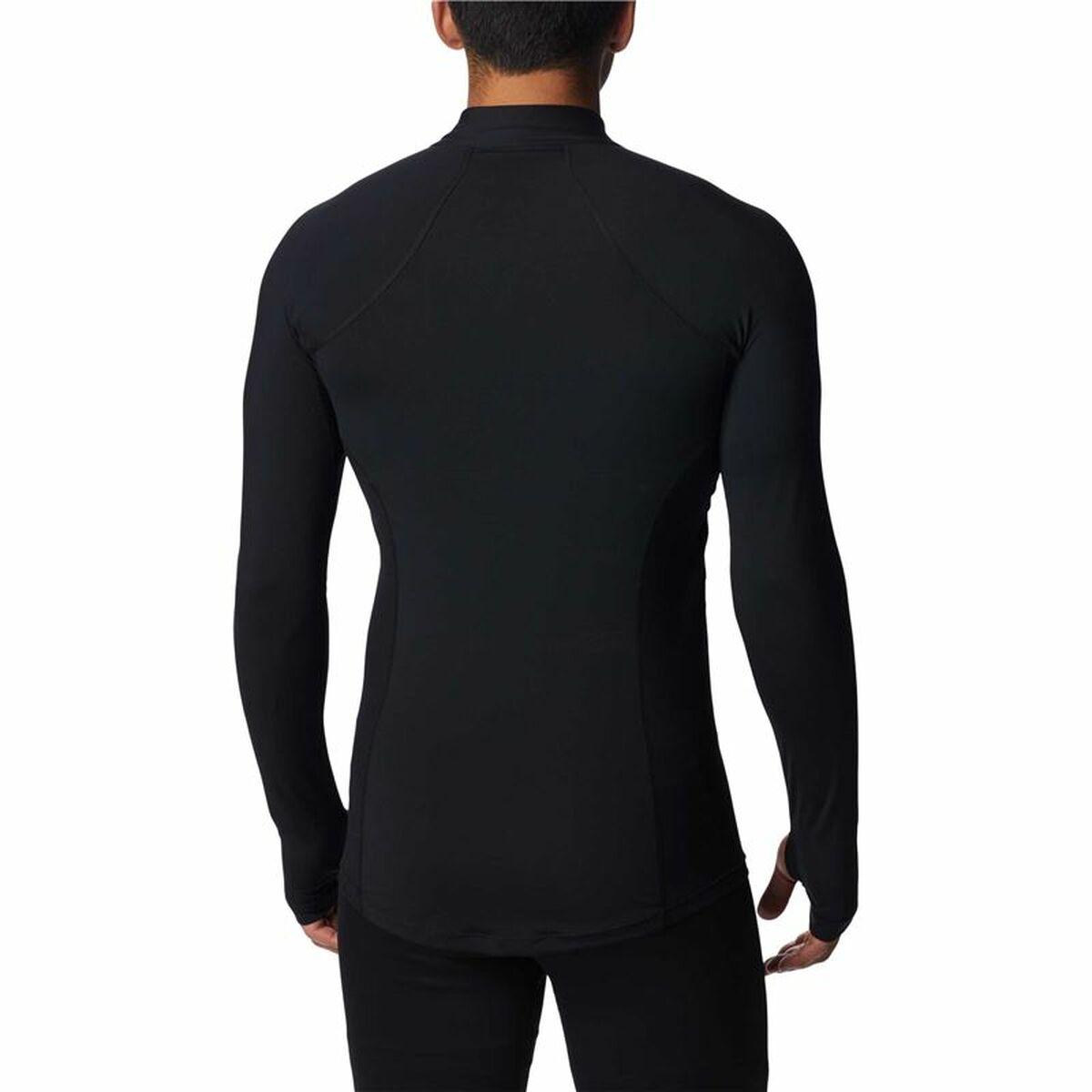 Men's Columbia Midweight Stretch Long Sleeve T-Shirt Black-7