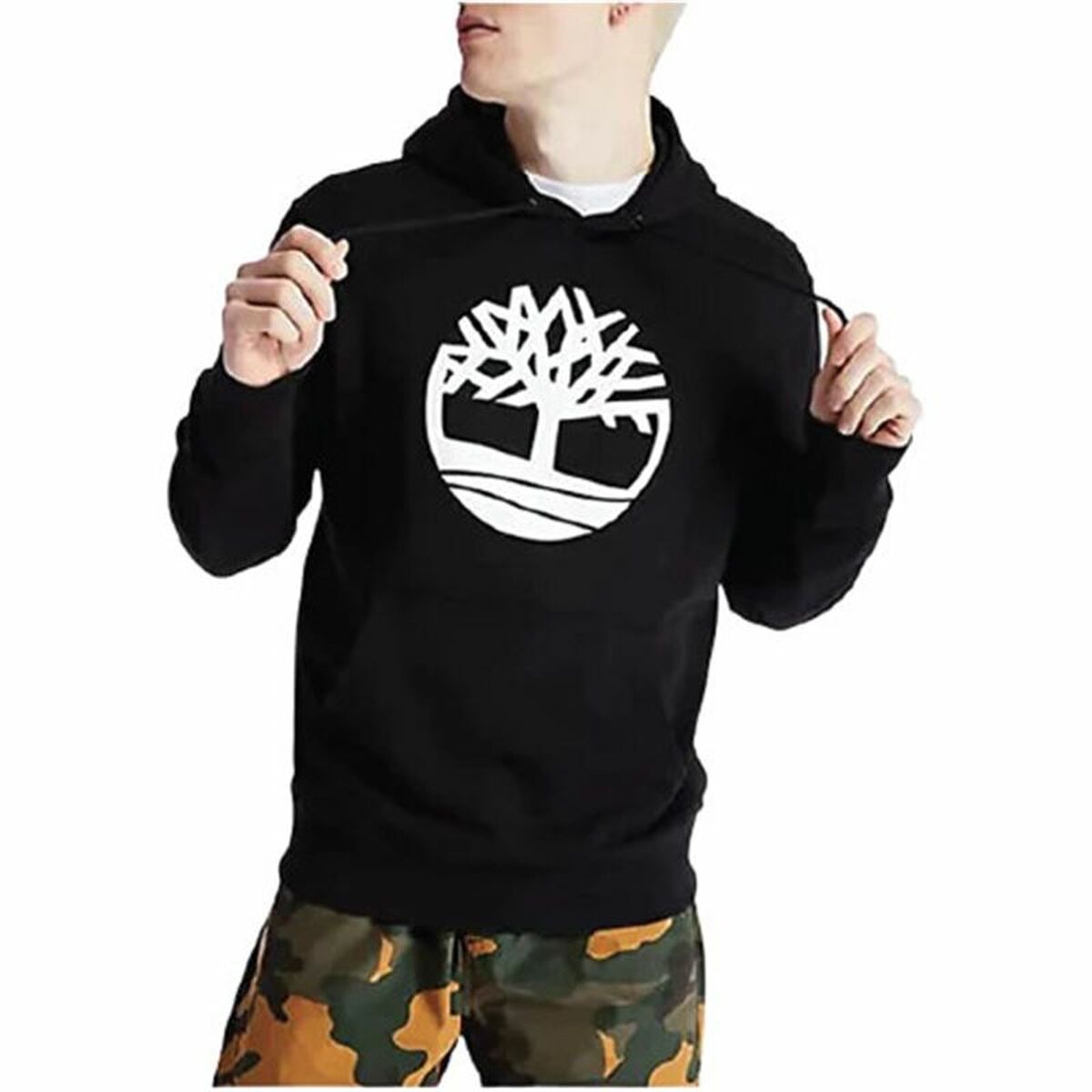 Męskie logo Timberland Hoodie-4
