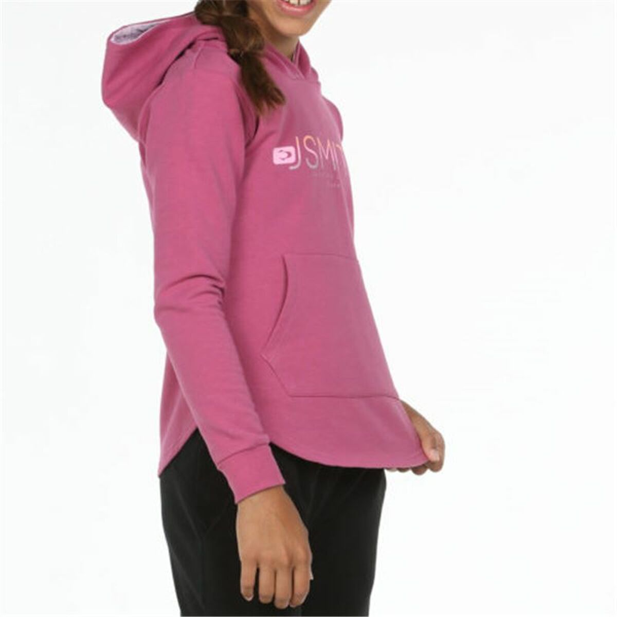 John Smith Girls Hoodie Pink-2