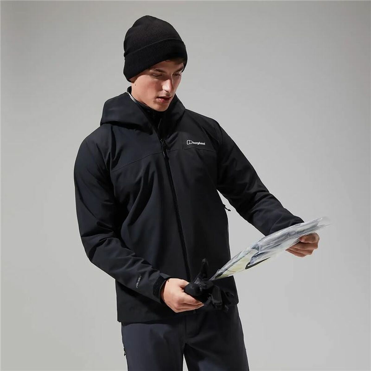 سترة رياضية للرجال Berghaus Kember Vented Black-8