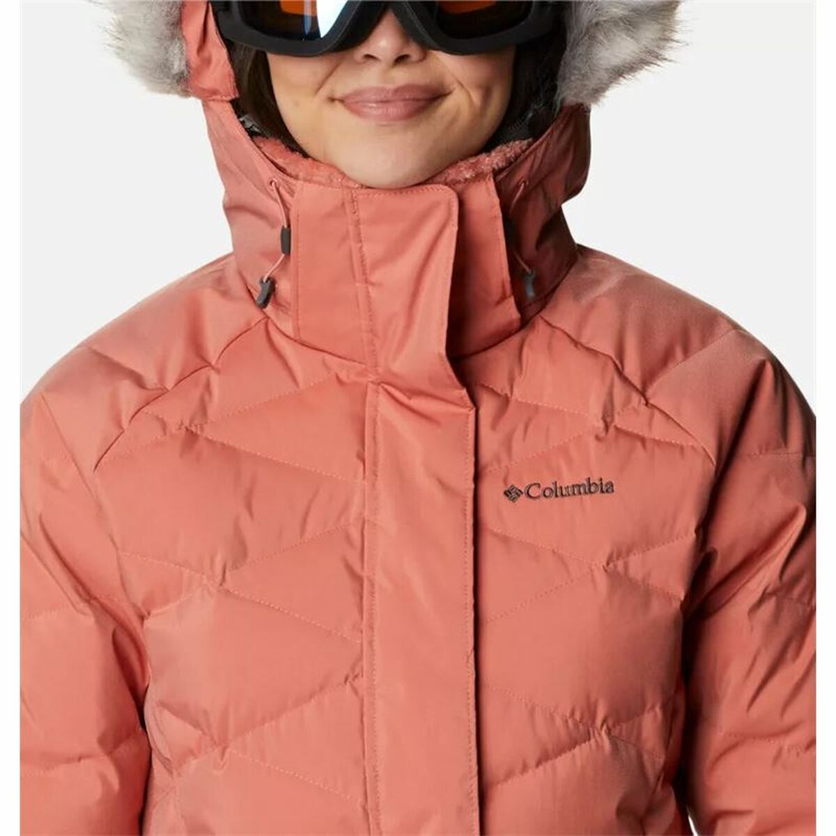 Columbia Lay D Down Ski Jacket Woman Pink-4