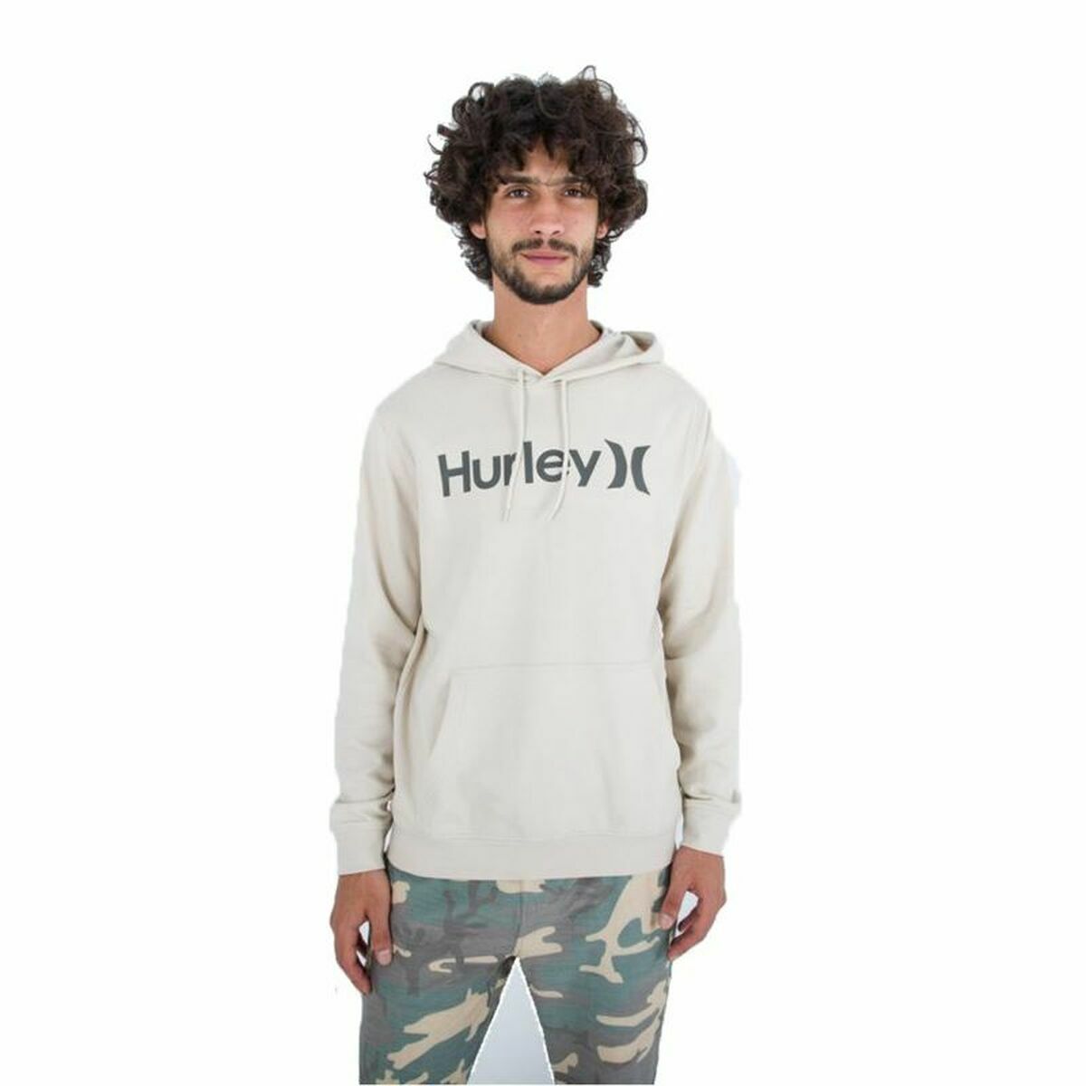 Casaco com capuz masculino Hurley One Only Branco