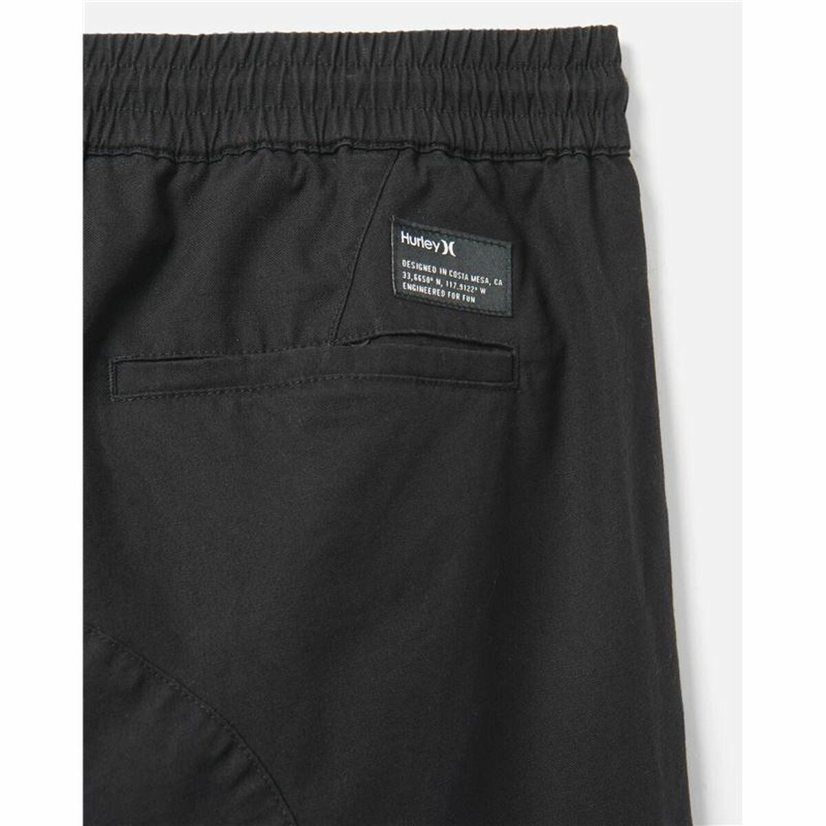 Hurley Cruiser Cargo Black Men's Long Sweatpants-2