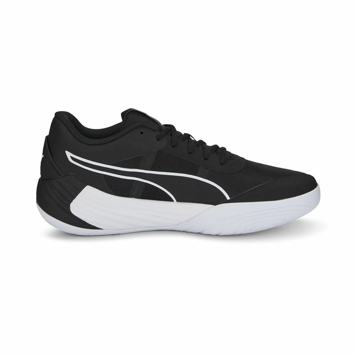 Баскетбольные кроссовки для взрослых Puma Fusion Nitro Team Чёрный Унисекс-2