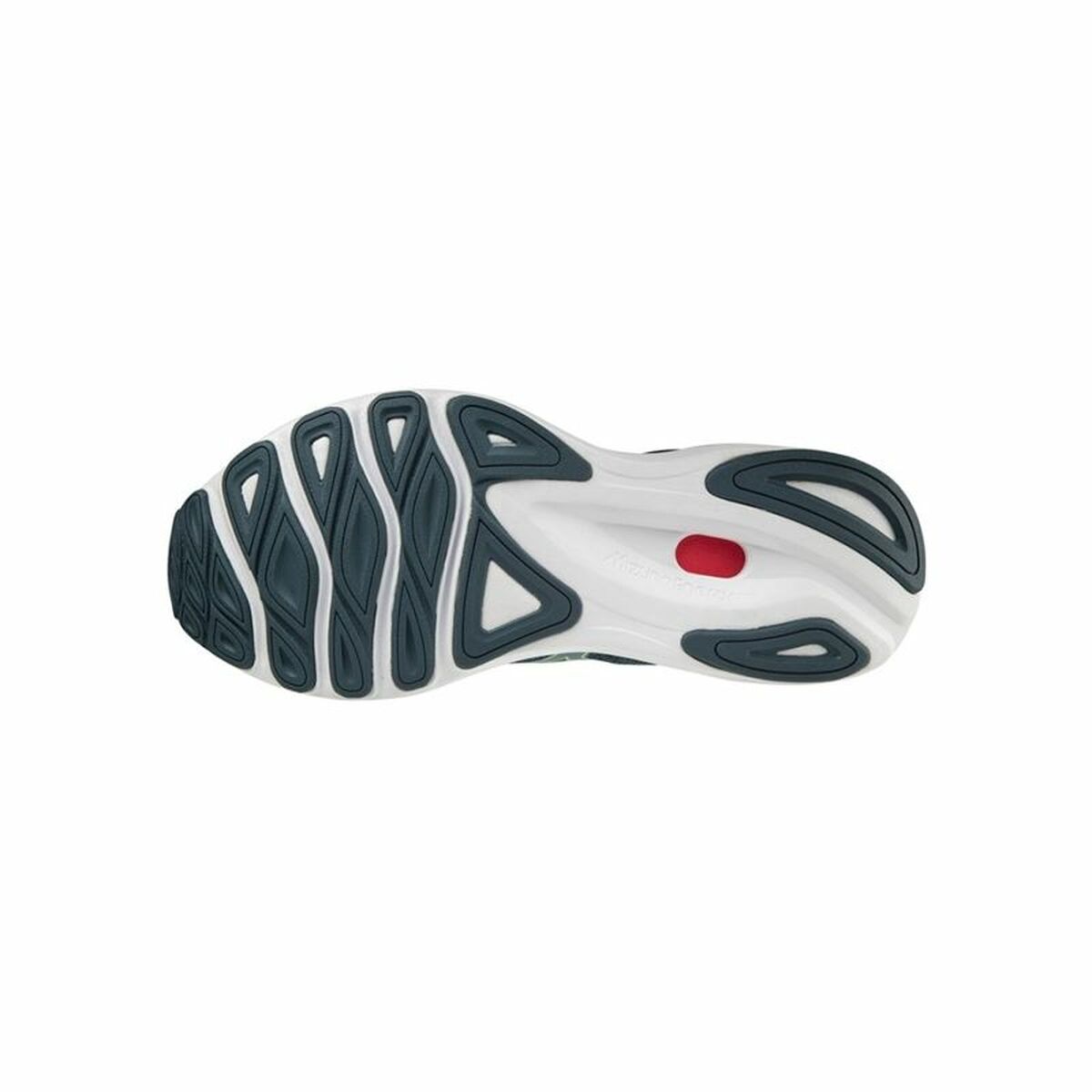 미즈노 웨이브 스카이 라이즈 3 성인 녹색 남성을위한 달리기 운동화-3