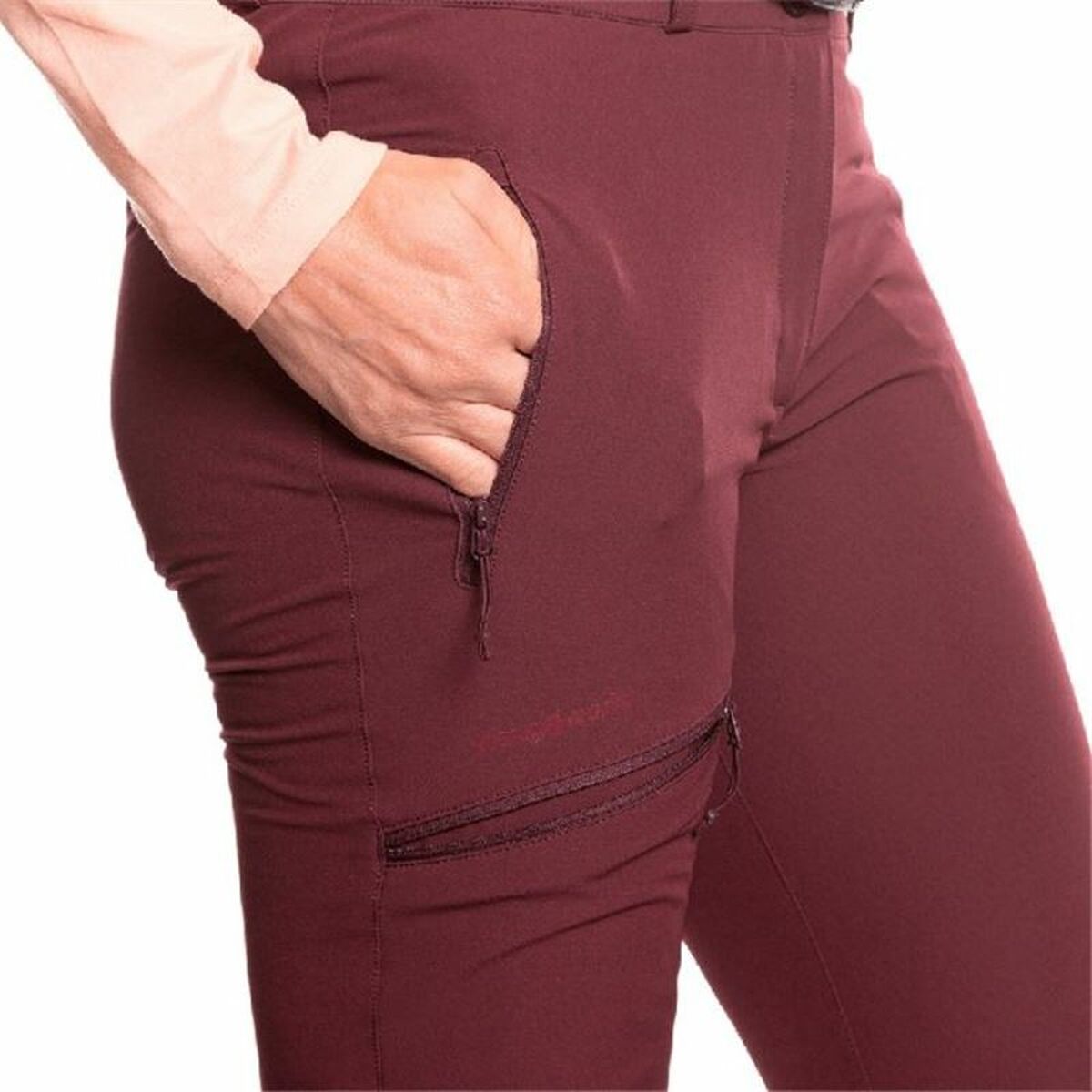 Trangoworld Dorset Brown Woman Long Sweatpants-3