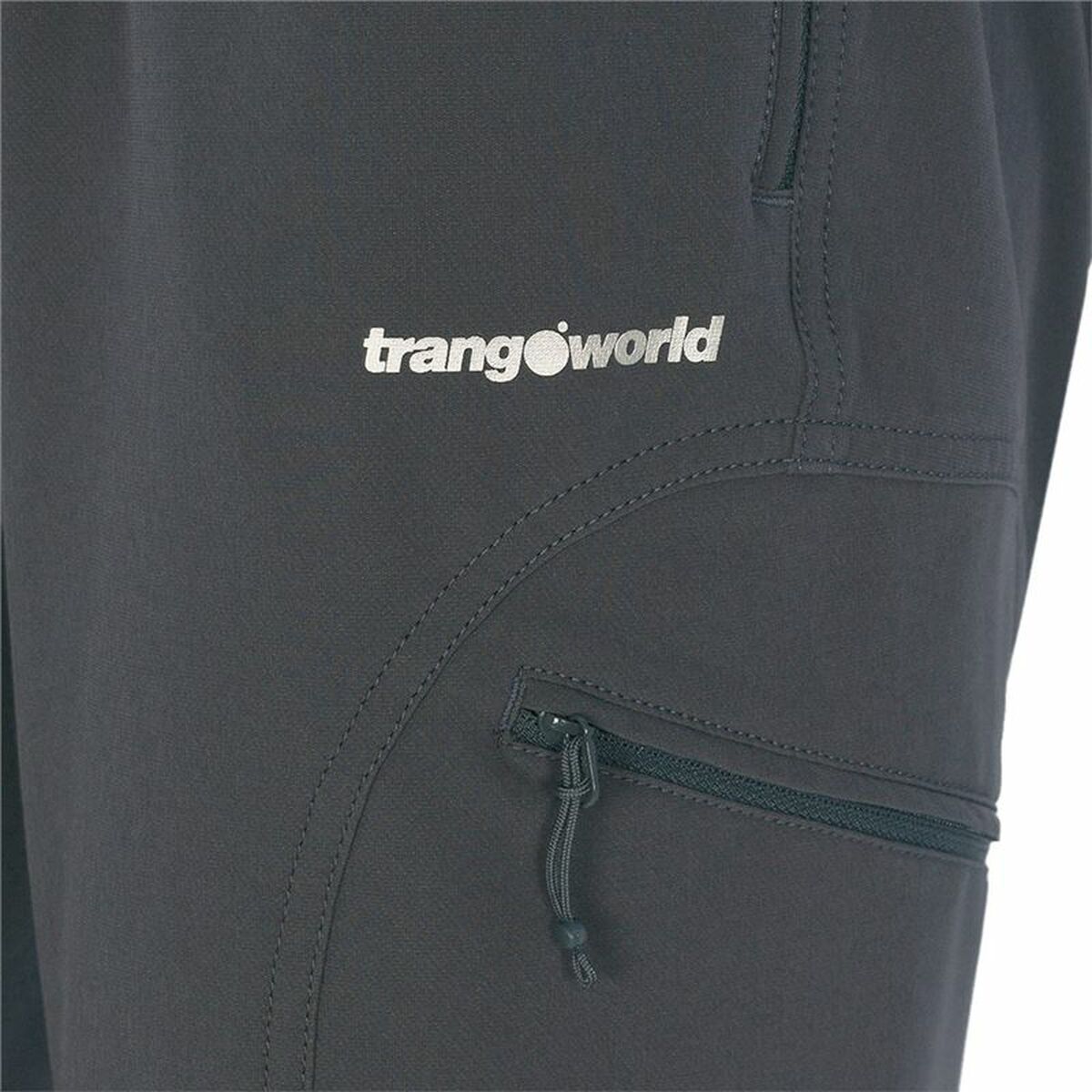 Trangoworld Bossons Men's Long Sweatpants Dark Grey-2