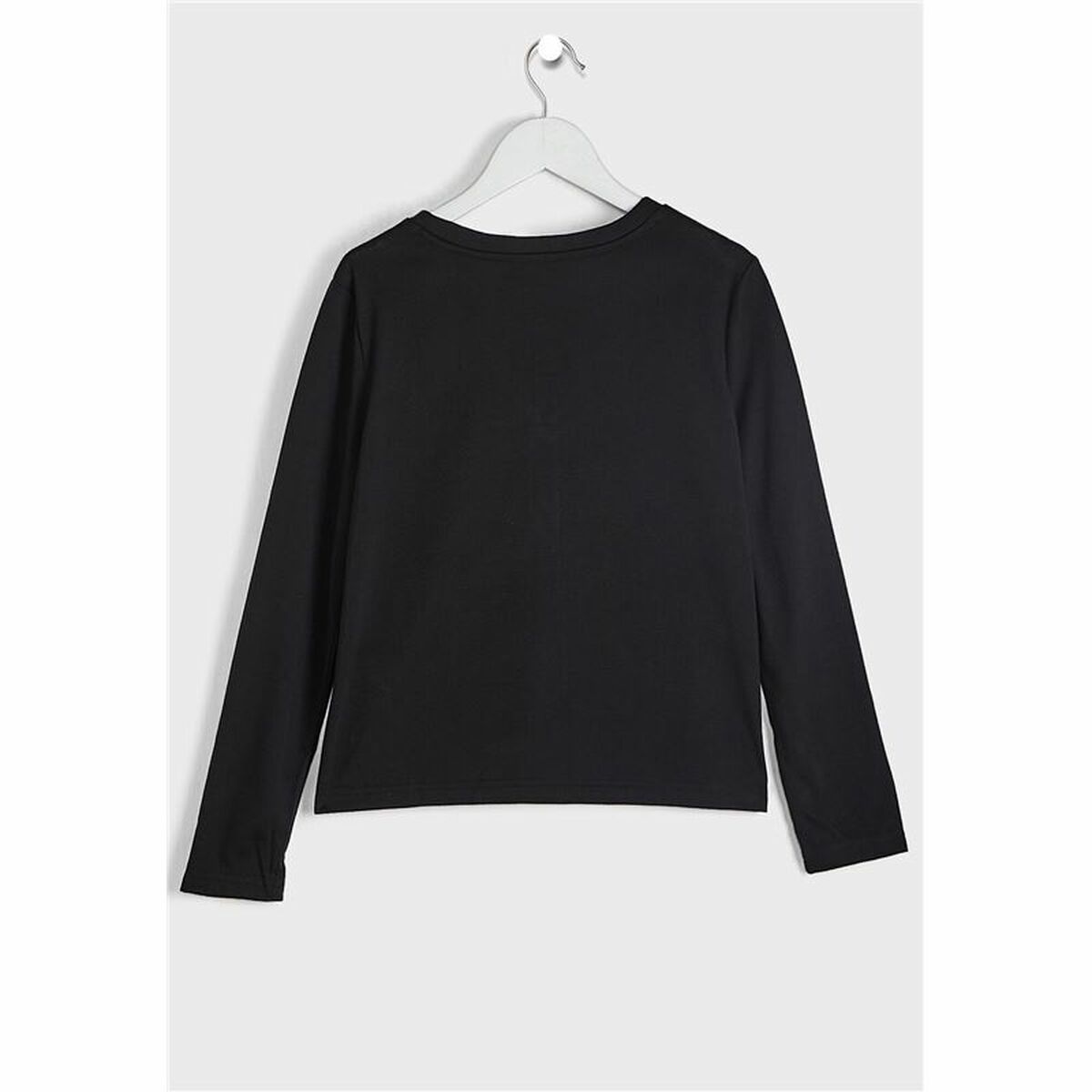 Converse Shine Graphic Boxy Hoodie for Girls Black-2