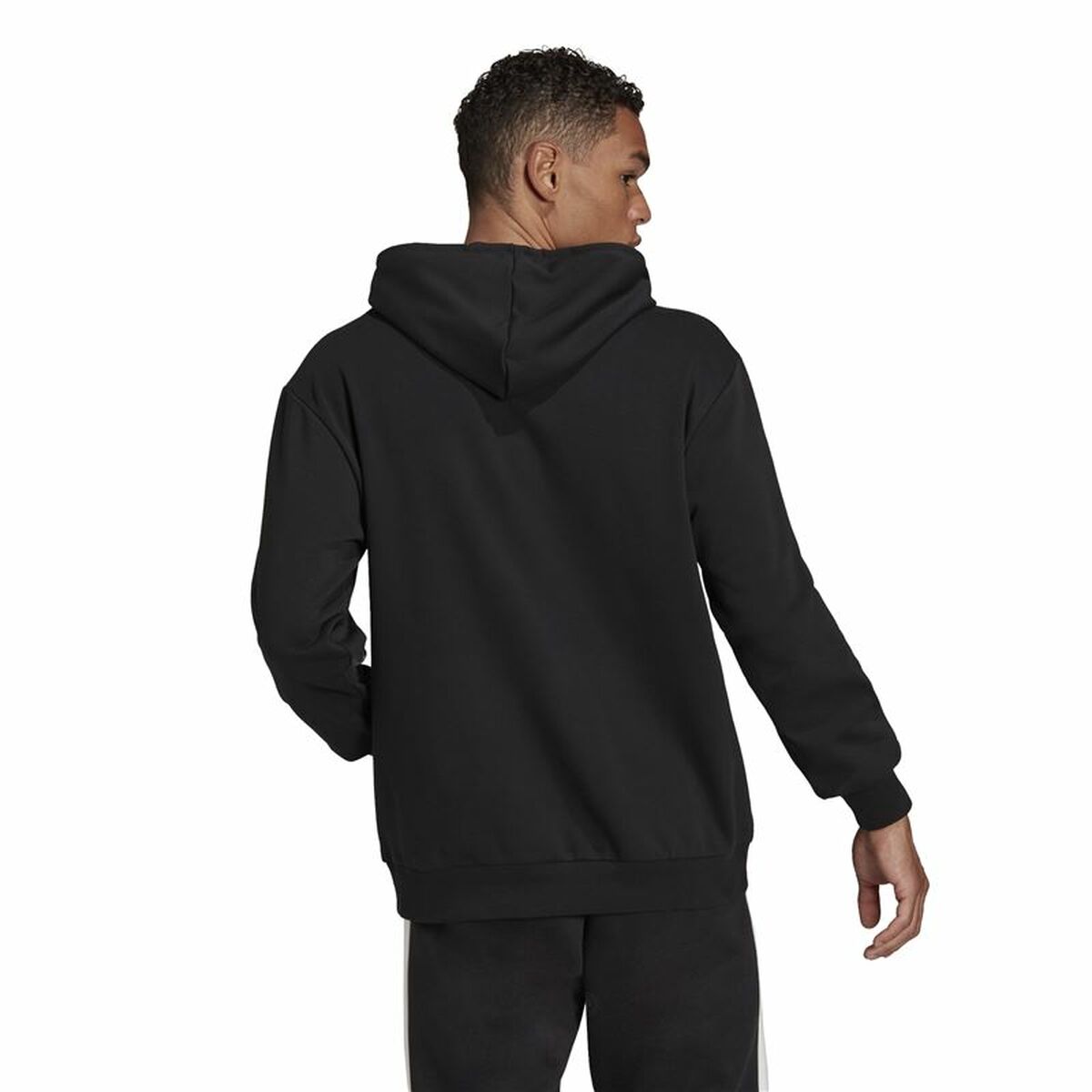 Men's Adidas Essentials Feelcomfy Hoodie Black-5