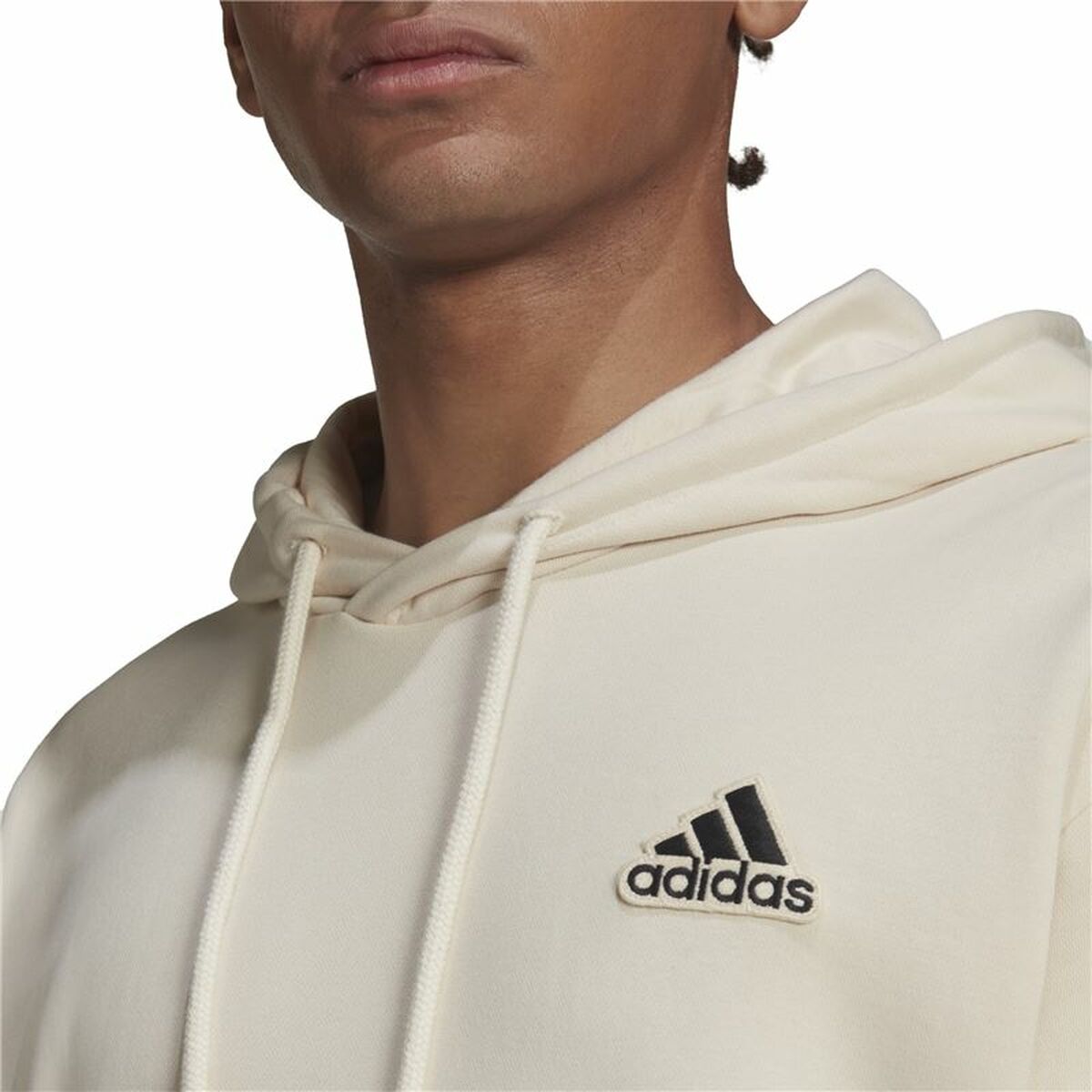 Adidas Essentials Feelcomfy Men's Hoodie Beige-5