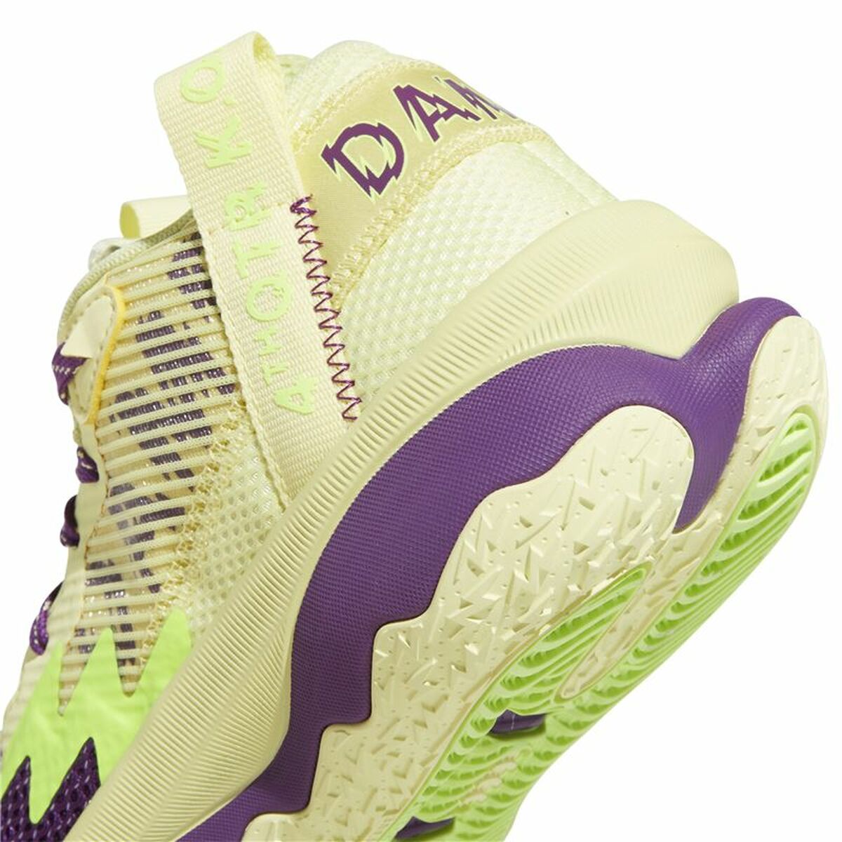 Баскетбольные кроссовки для детей Adidas Dame 3 Жёлтый-2