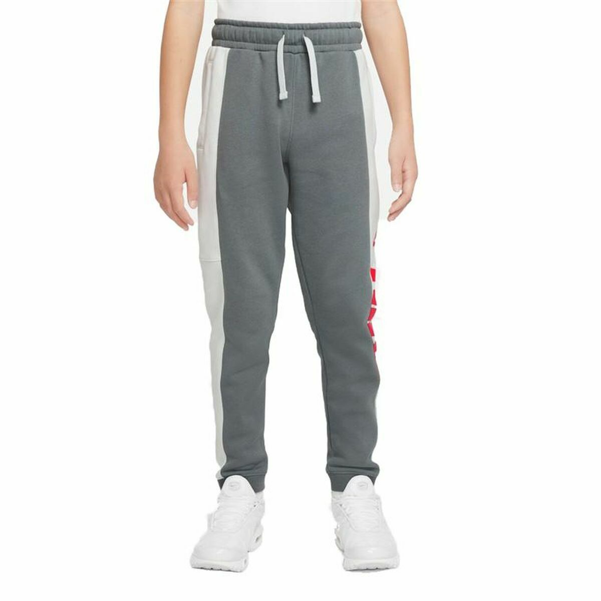 Sporthose für Kinder Nike Sportswear Weiß Dunkelgrau